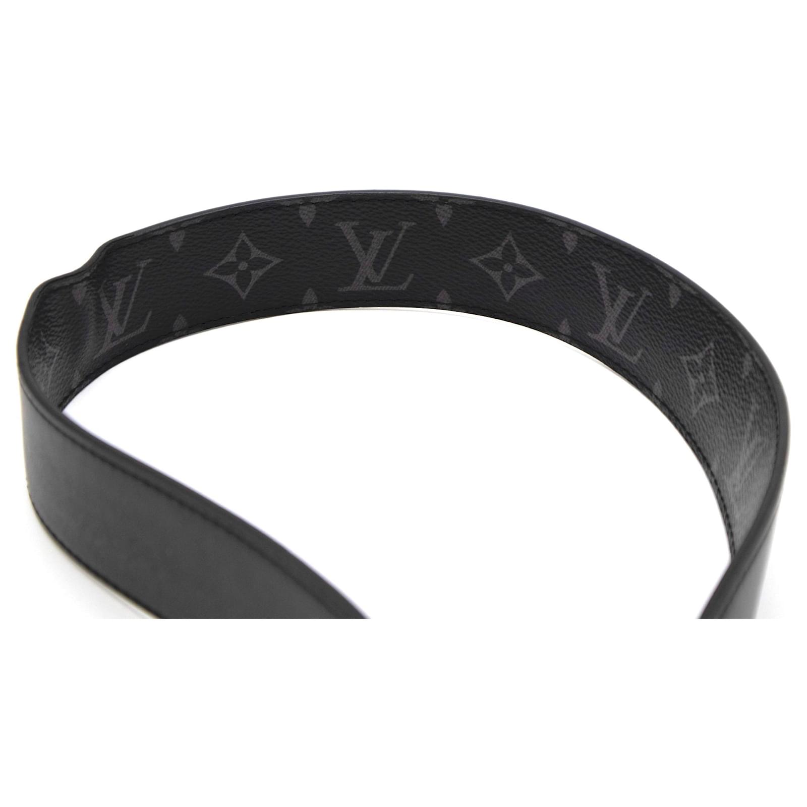 Louis Vuitton 40mm Monogram Eclipse Reversible Belt Size 90/36 Black Leather  ref.570435 - Joli Closet