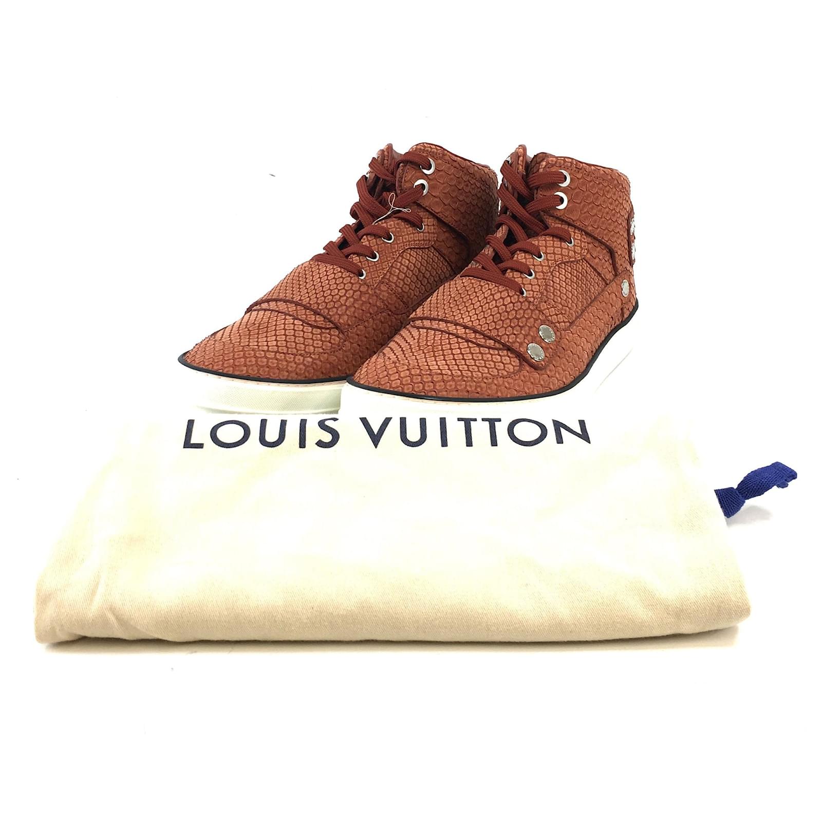 Louis Vuitton Python Skin Sneakers  Louis vuitton shoes, Louis vuitton  sneakers, Sneakers