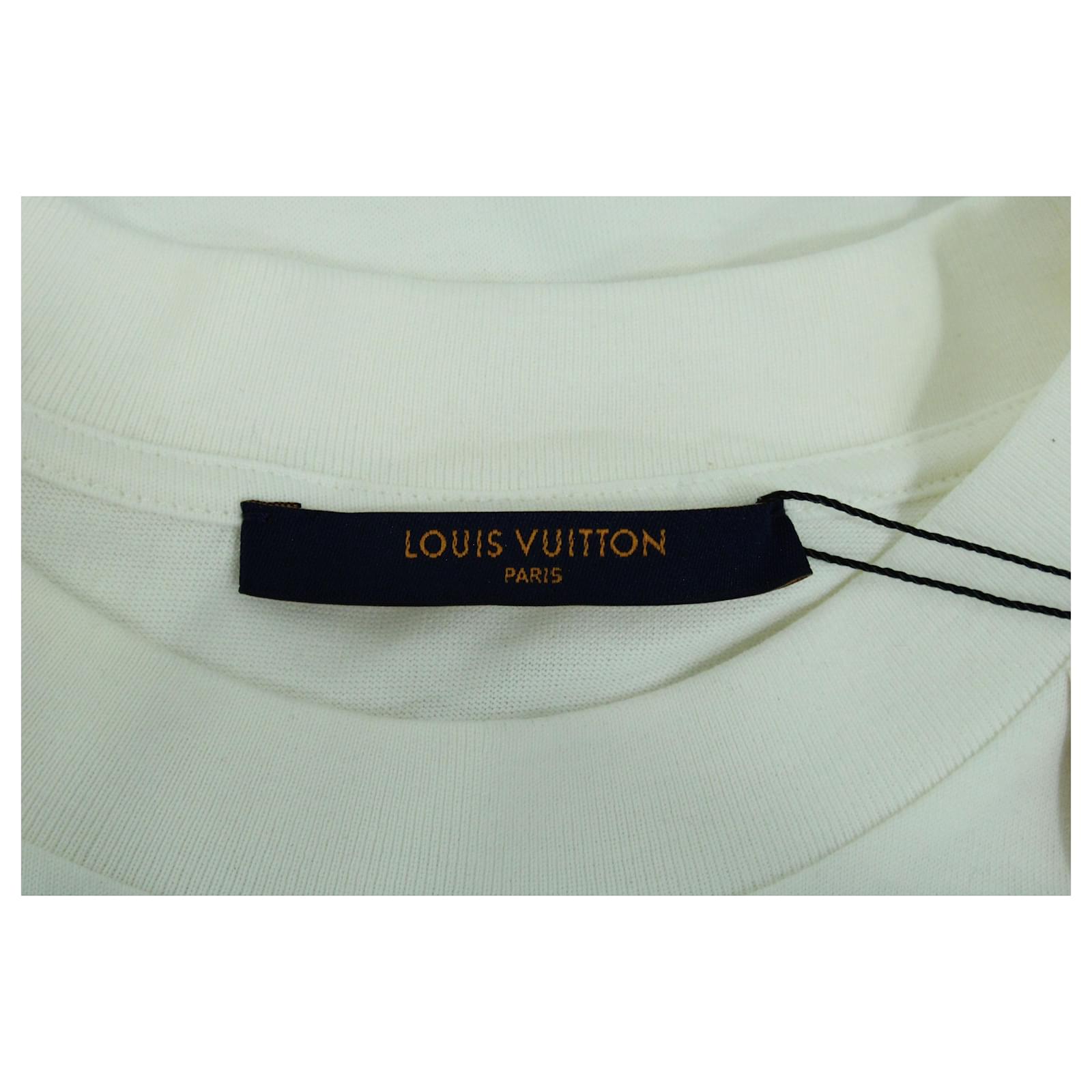 Louis Vuitton Tees White Cotton ref.183040 - Joli Closet