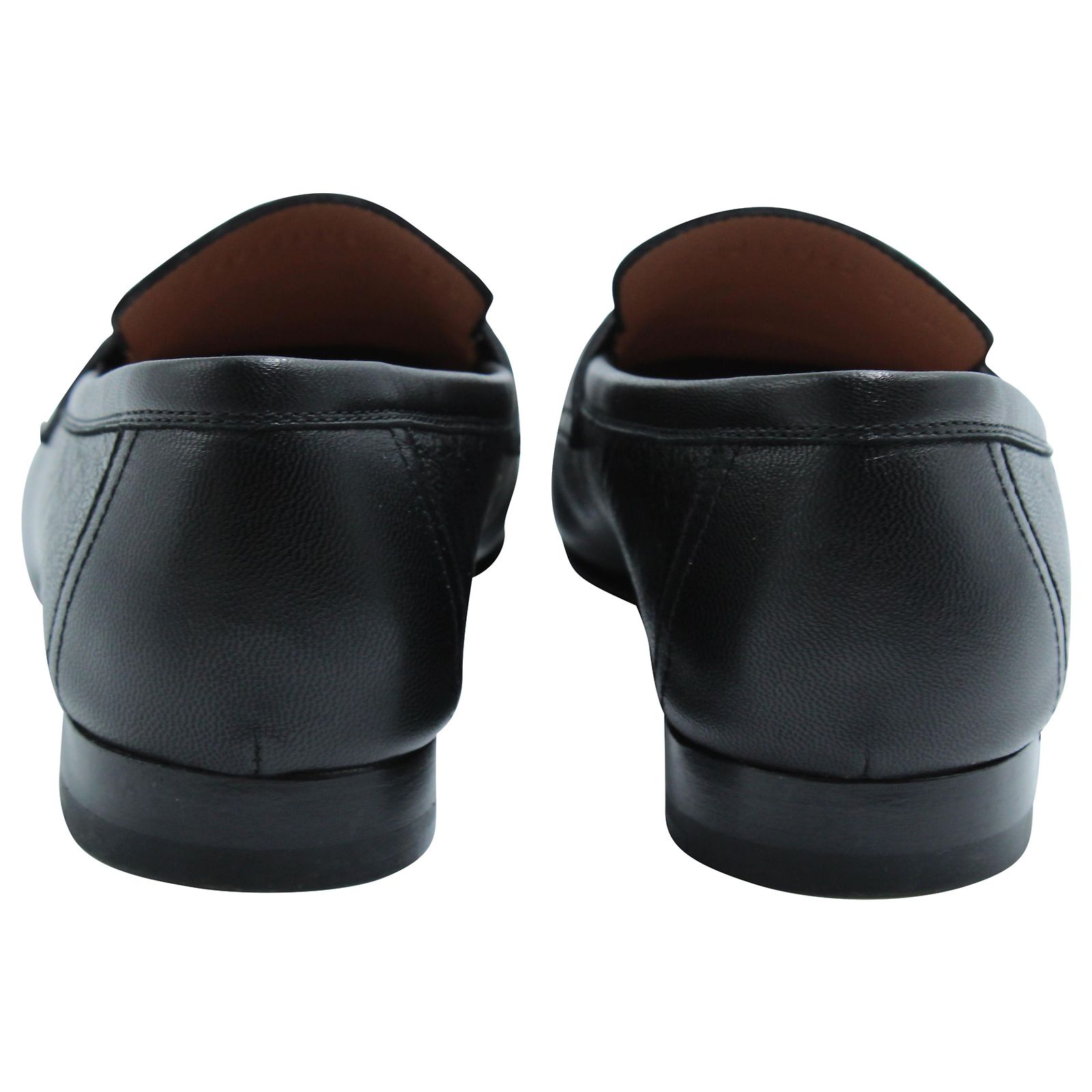 Mocassins HERMÈS Paris Noirs Taille 36 1/2 (38 EU) - Neufs Avec Boîte D'origine, Cuir Fait Main
