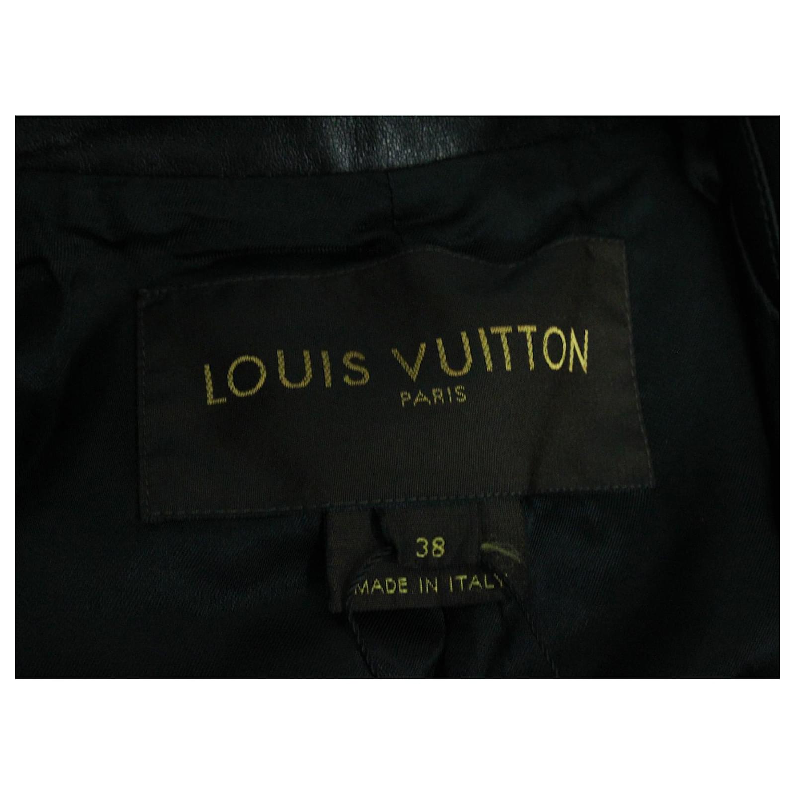 Louis Vuitton Biker Jacket in Black Leather Lambskin ref.571441 - Joli  Closet