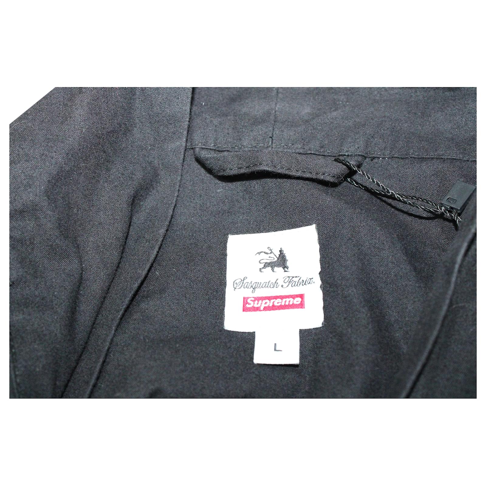Supreme x Sasquatchfabrix Hanten Kimono Jacket in Black Cotton ref