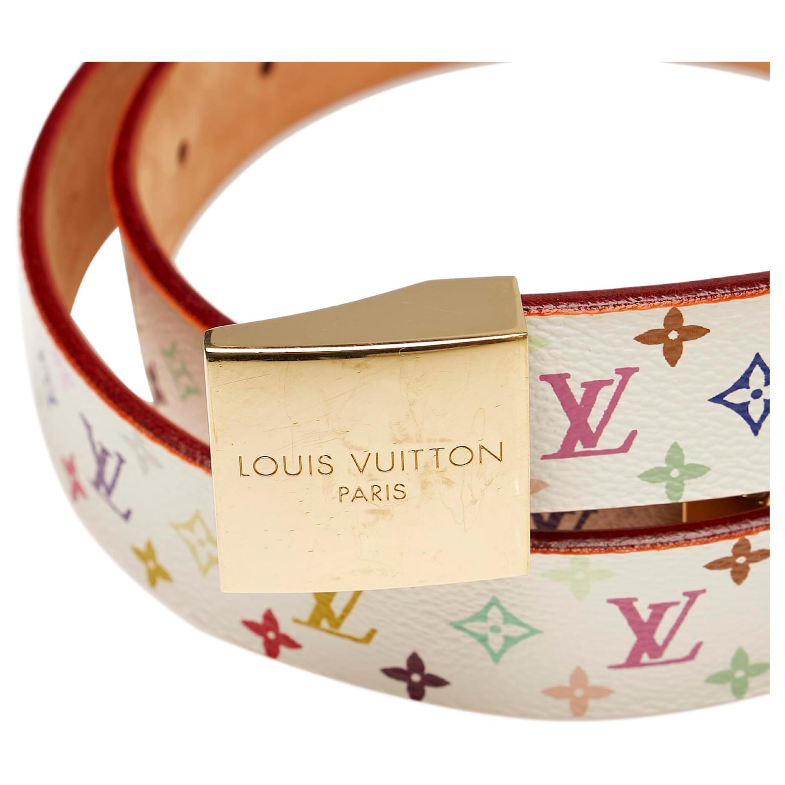 Louis Vuitton White Monogram Multicolore San Tulle Multiple colors Cloth  ref.571881 - Joli Closet