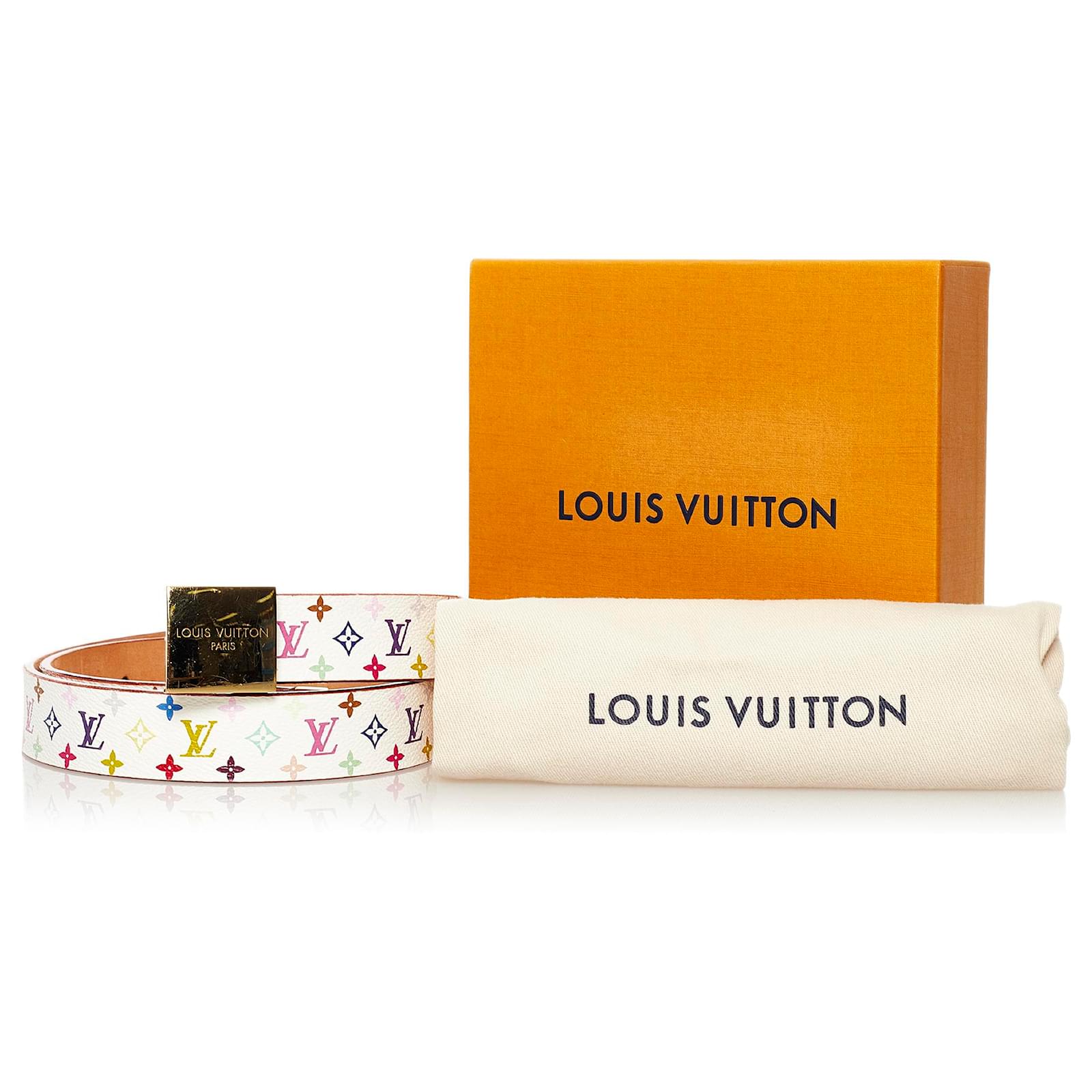 Louis Vuitton White Monogram Multicolore San Tulle Multiple colors Cloth  ref.571881 - Joli Closet