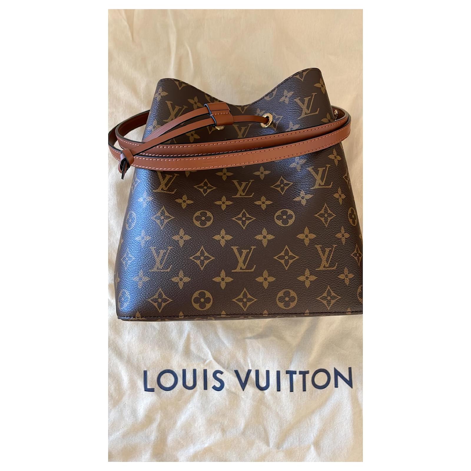 Louis Vuitton Monogram Caramel Neonoe MM Shoulder Bag