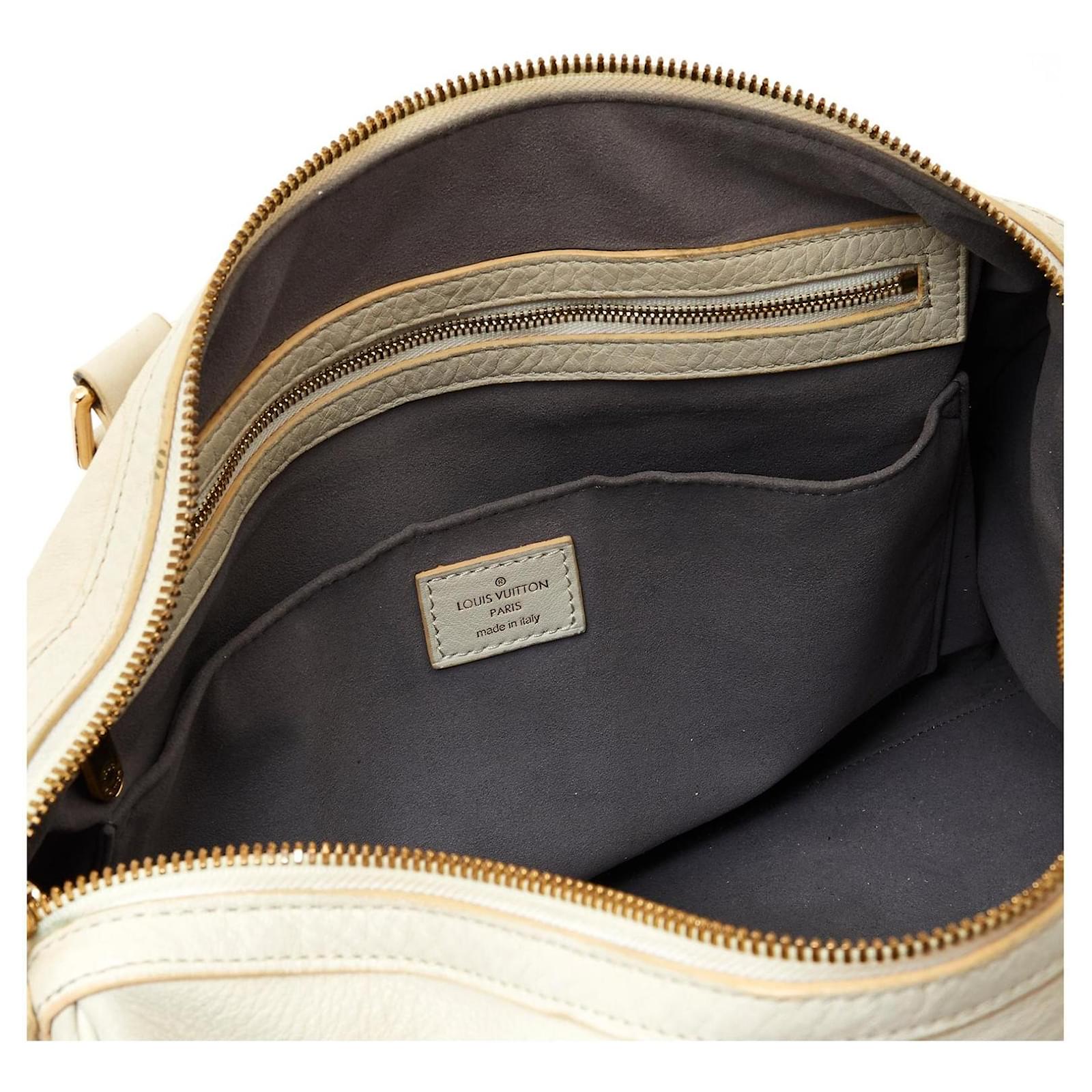 Louis Vuitton Sofia Coppola Handbag in White Grained Leather