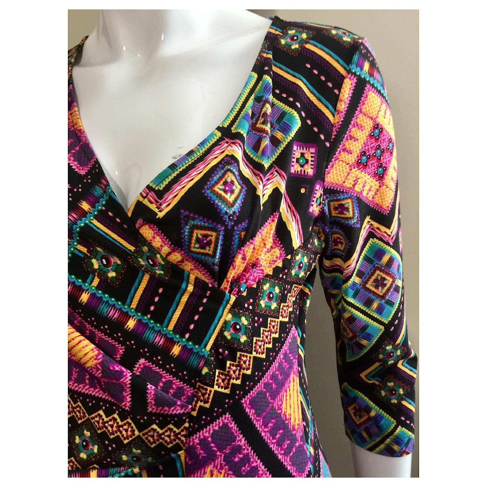 Robe Anna Sui Noire - Taille XS - Mini Robe Sans Manches - État Neuf Sans étiquette