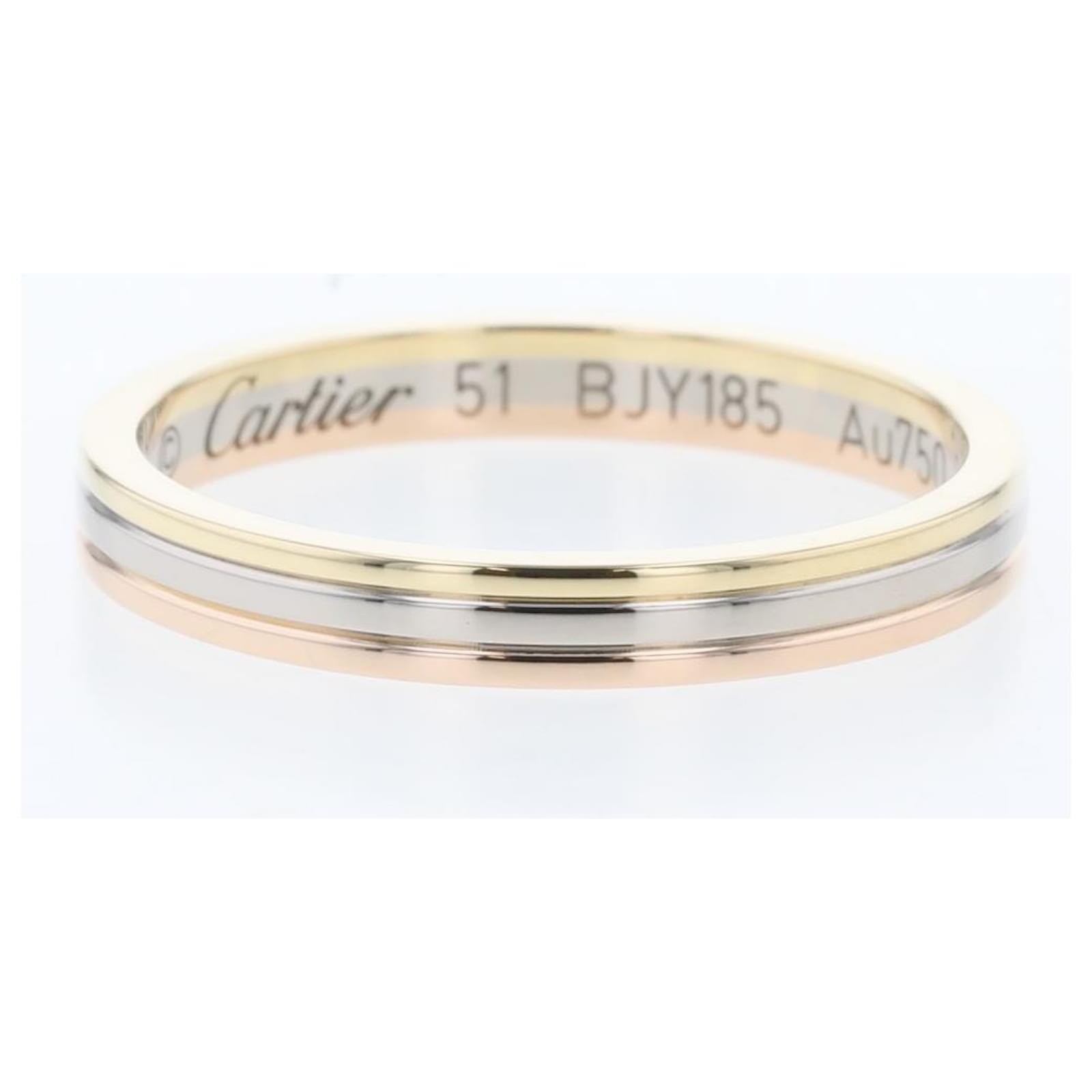 Used] Cartier Ring / Ring Three Color Width Approx. 2.5mm B4209900