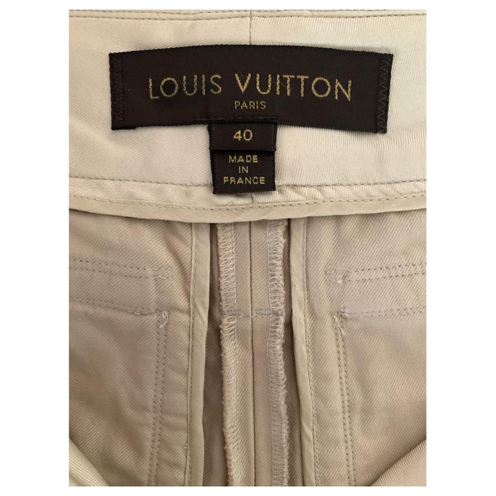 Louis Vuitton Shorts Beige Cotton ref.573251 - Joli Closet