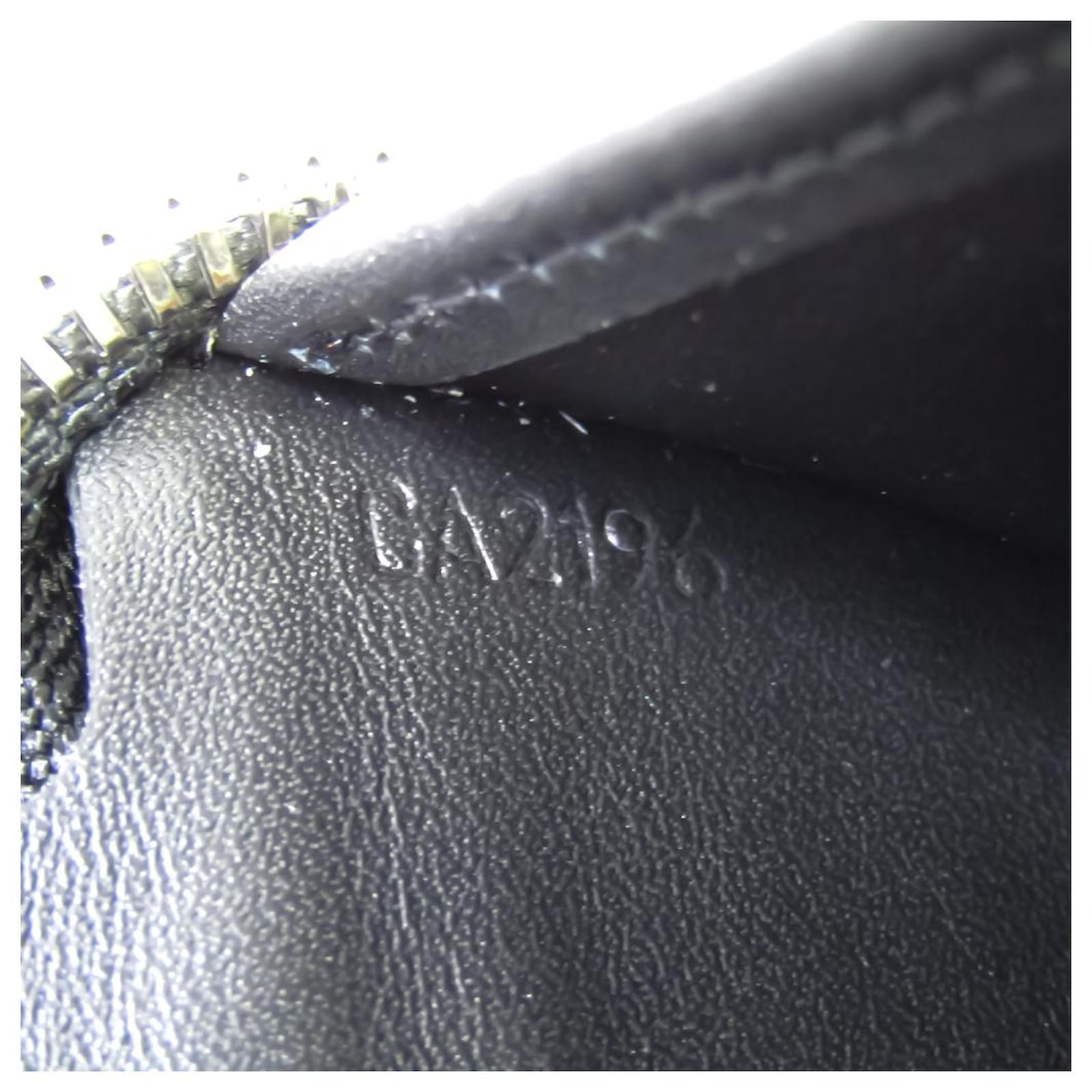 Louis Vuitton Zippy Wallet Vertical Black Cloth ref.573331 - Joli Closet