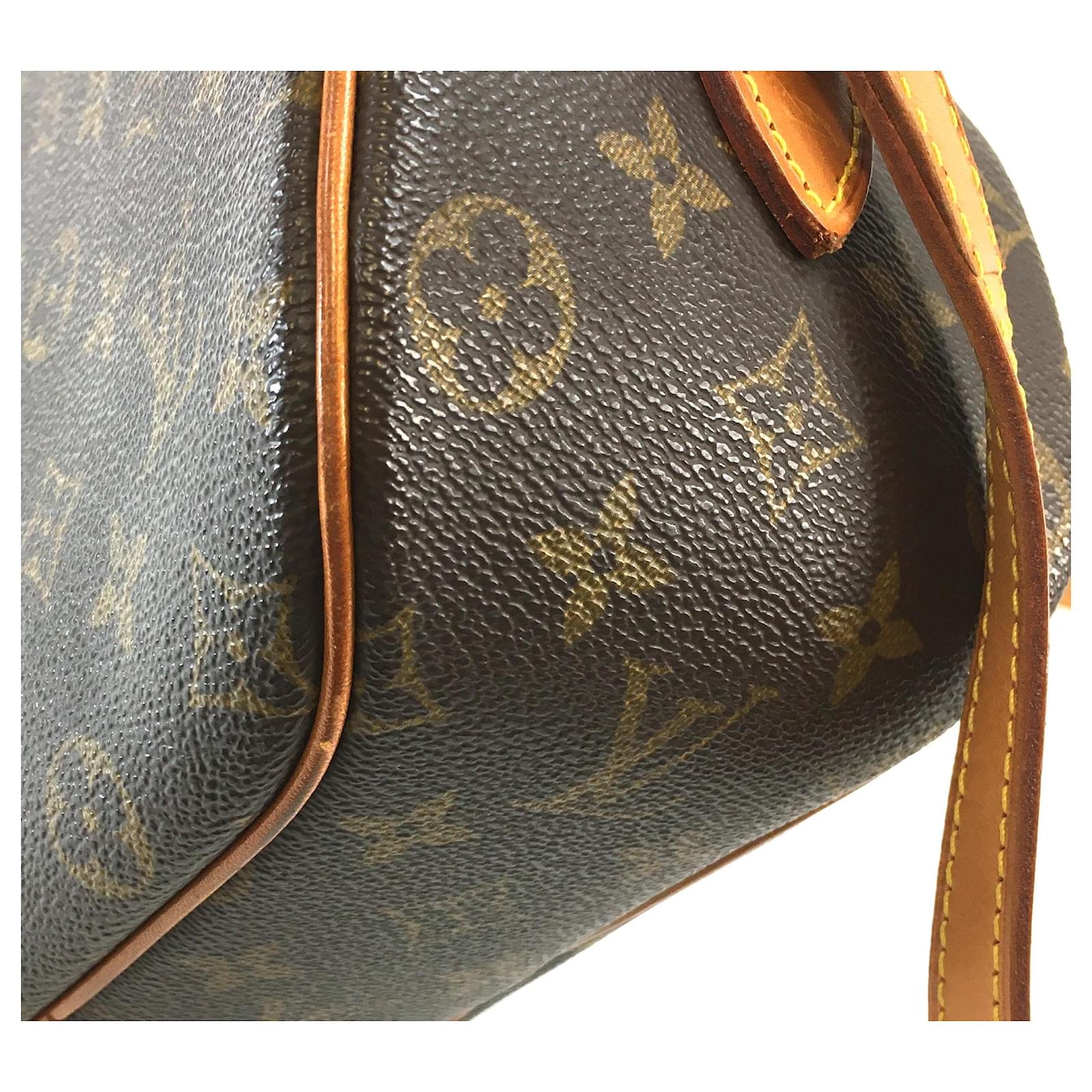 Louis Vuitton Senlis Blois Monogram Canvas Brown Leather ref.573598 - Joli  Closet