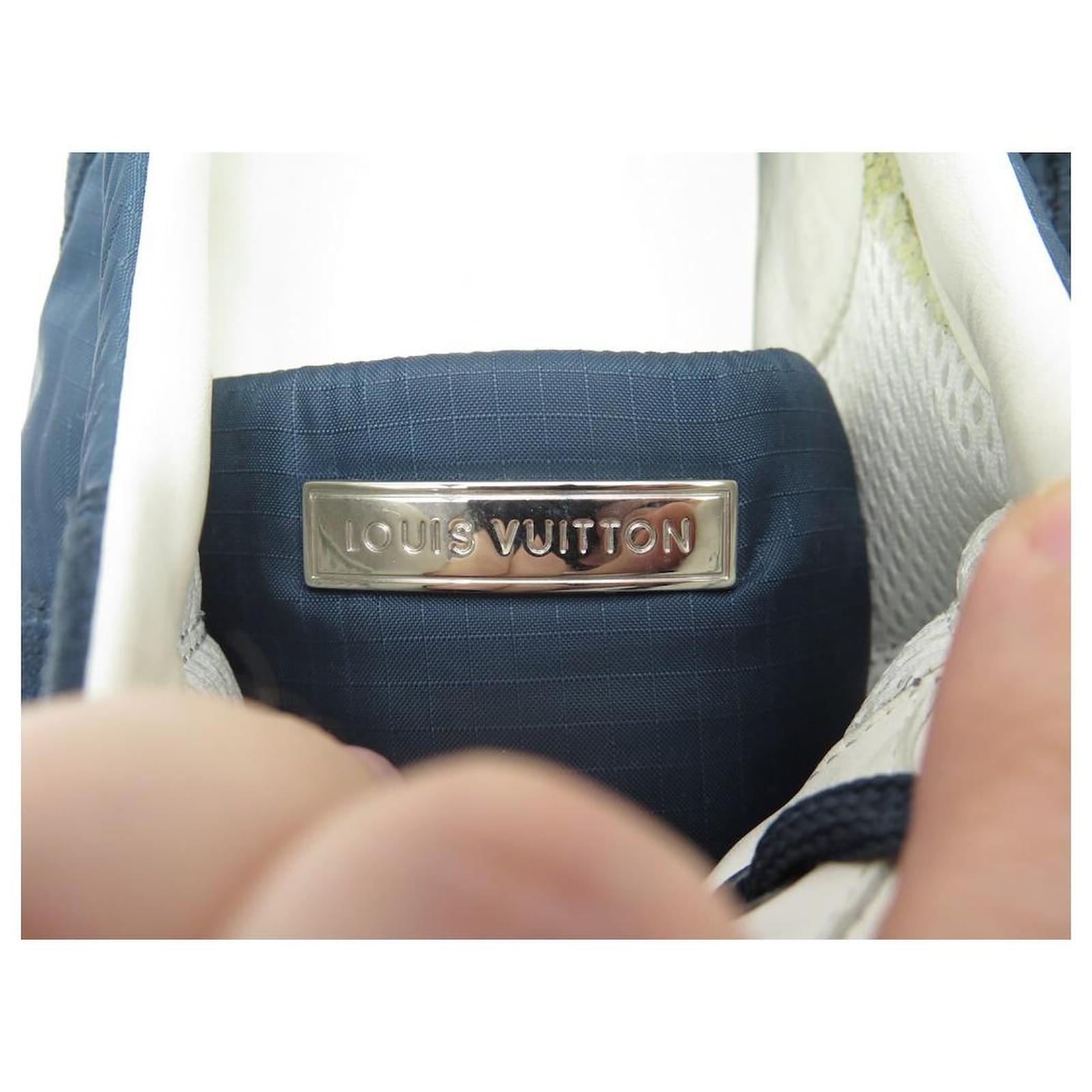 Louis Vuitton LV Dark Blue Air Jordan 11 Shoes - Banantees