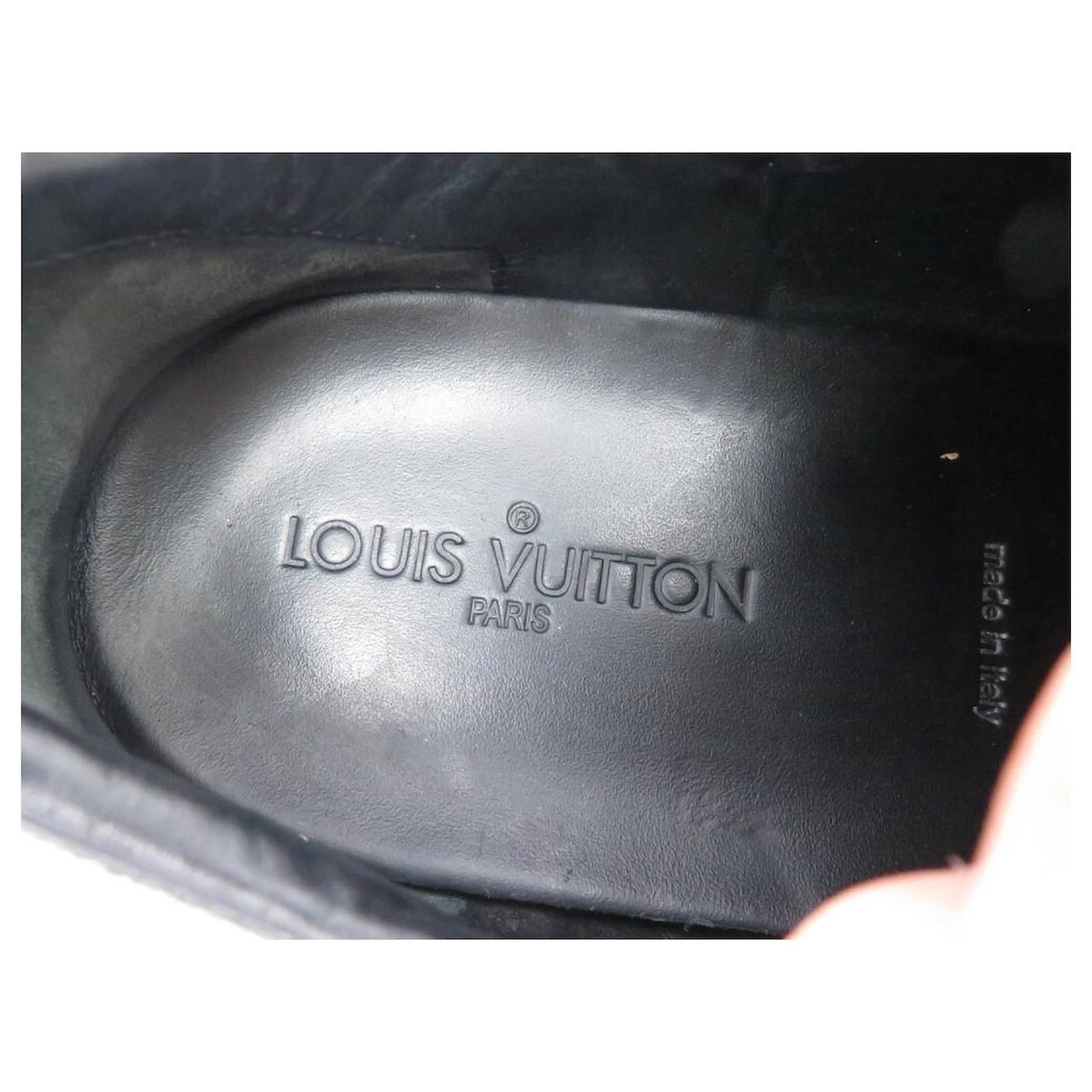 LOUIS VUITTON LINE UP DAMIER GRAPHITE SNEAKERS SHOES 45 SNEAKERS SHOES  Black Leather ref.574180 - Joli Closet