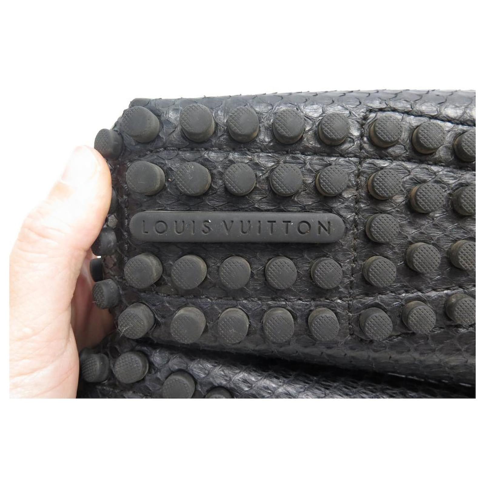 Hockenheim en cuir mocassins Louis Vuitton Noir taille 41.5 EU en Cuir -  35589474