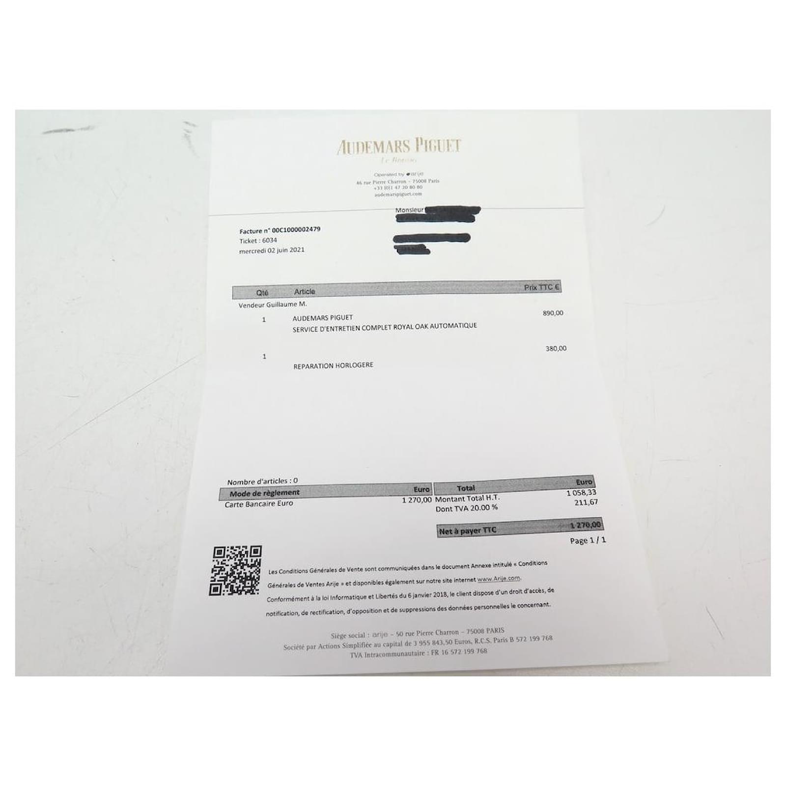 AUDEMARS PIGUET WATCH 77321ST LADY ROYAL OAK AUTOMATIC 33 MM