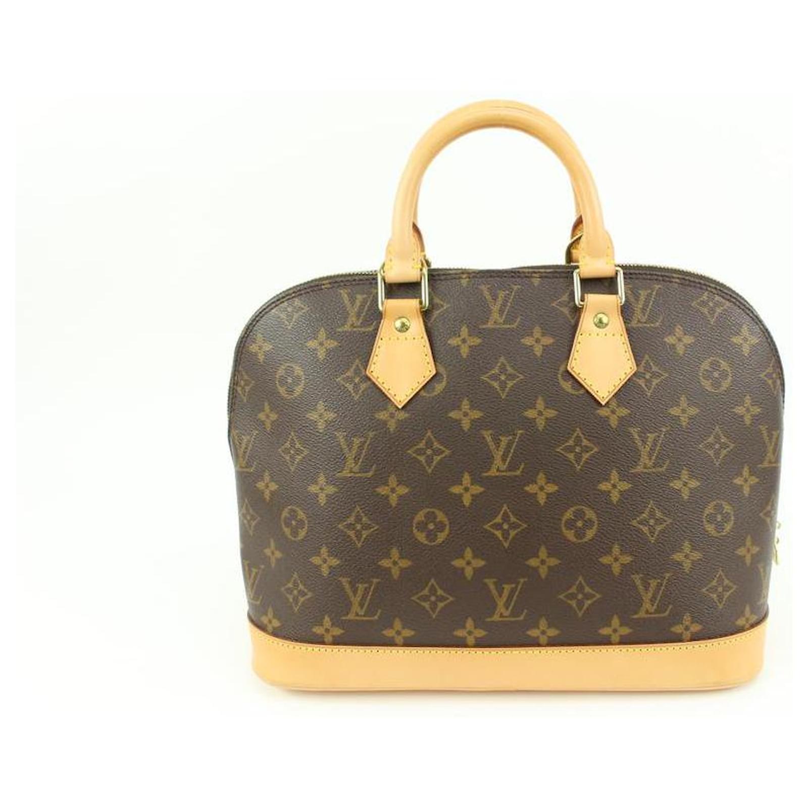 LOUIS VUITTON Monogram Totem Alma BB Hand Bag 2Way M41660 LV Auth knn001