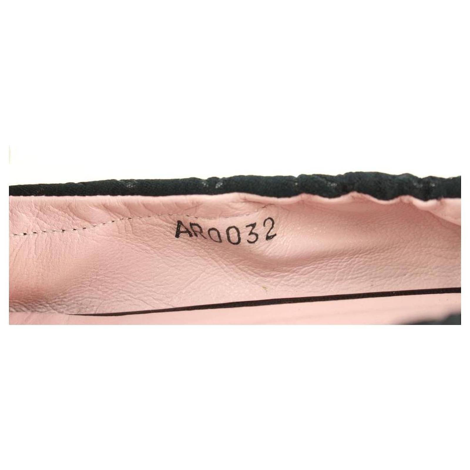 Louis Vuitton Size 34.5 Black Monogram Satin Ballerina Flats ref.575108 -  Joli Closet