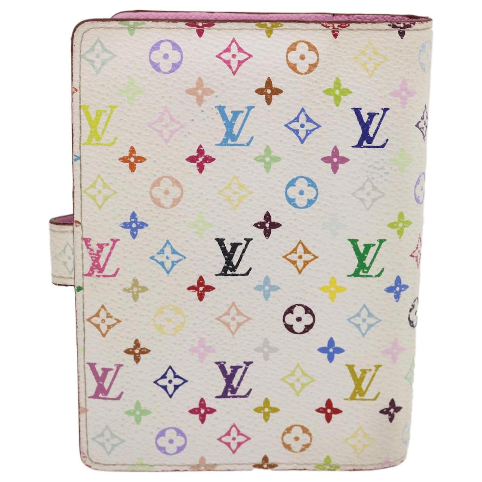 Louis Vuitton Agenda MM White Cloth ref.836056 - Joli Closet