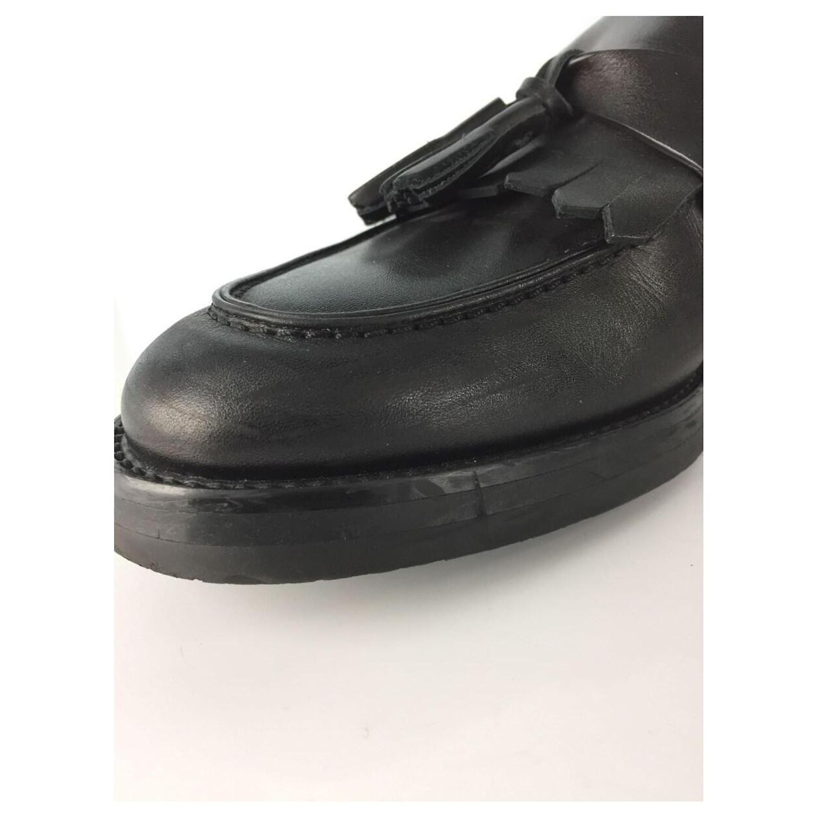 Missoni Black Leather Tassel Slip-On Loafers Millie Tassel Women main image 3