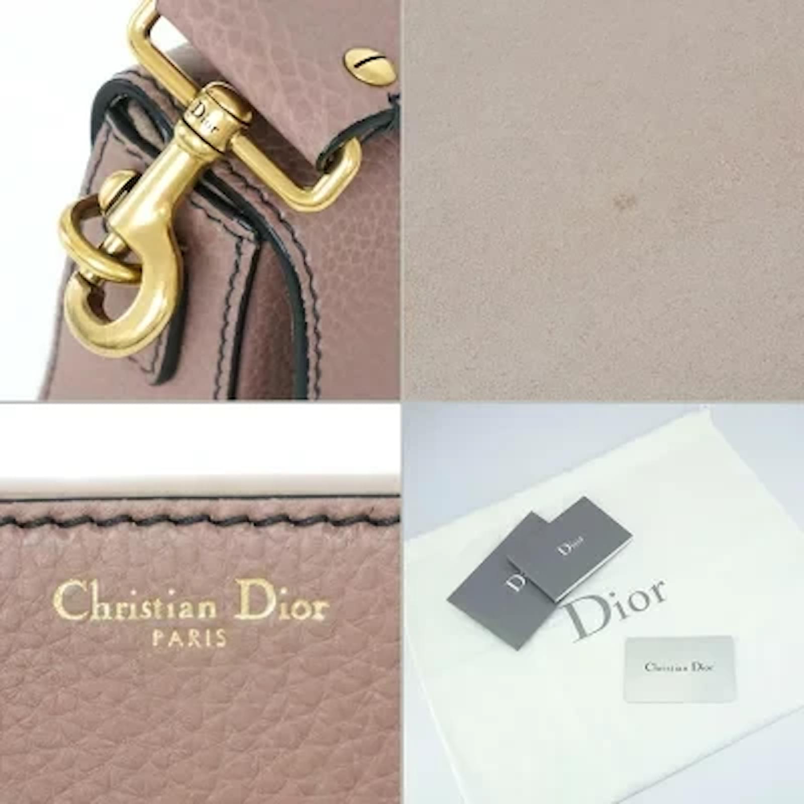 Christian Dior Clutch bags Leather ref.576725 - Joli Closet