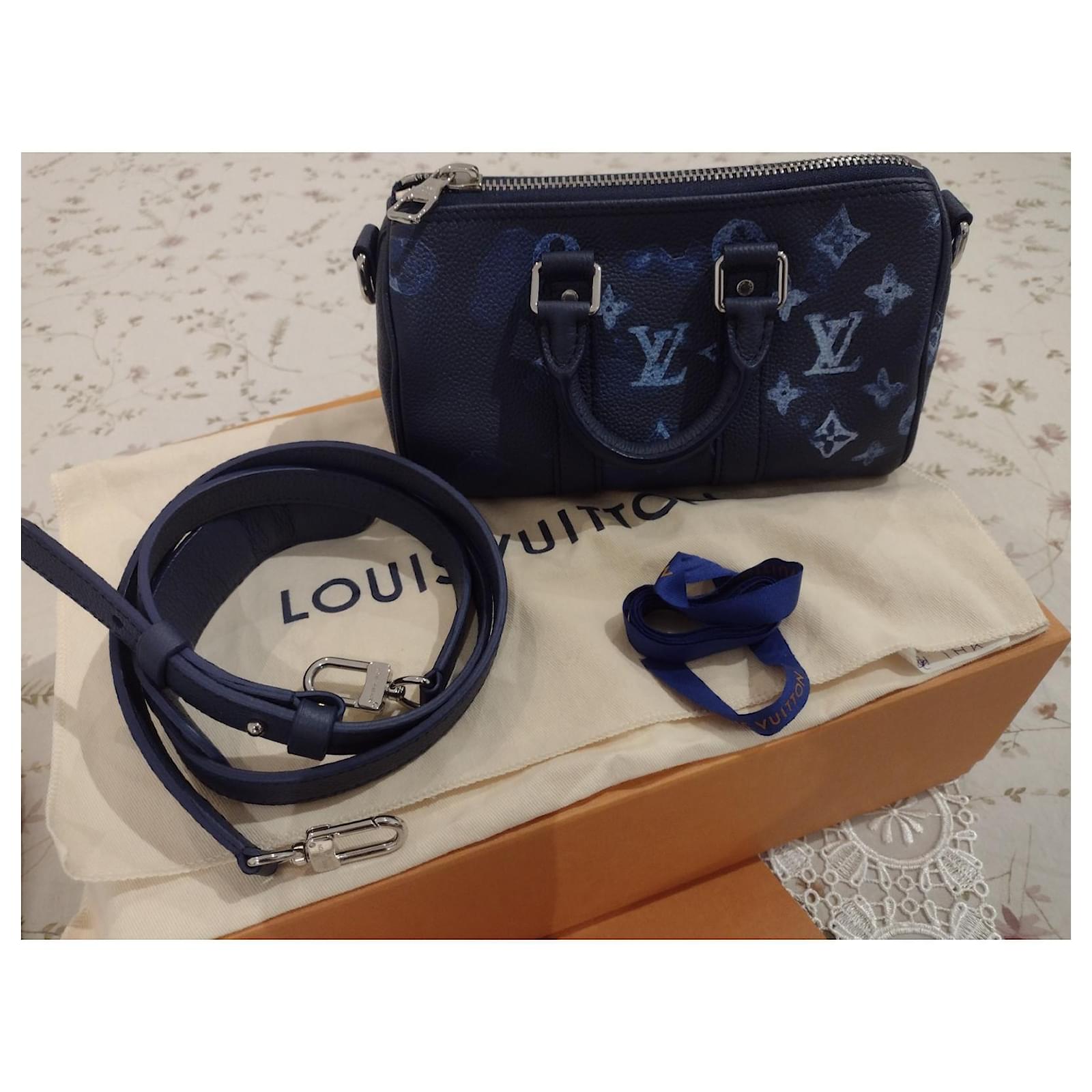 Louis Vuitton Keepall XS Ink Watercolor in Cowhide Leather with