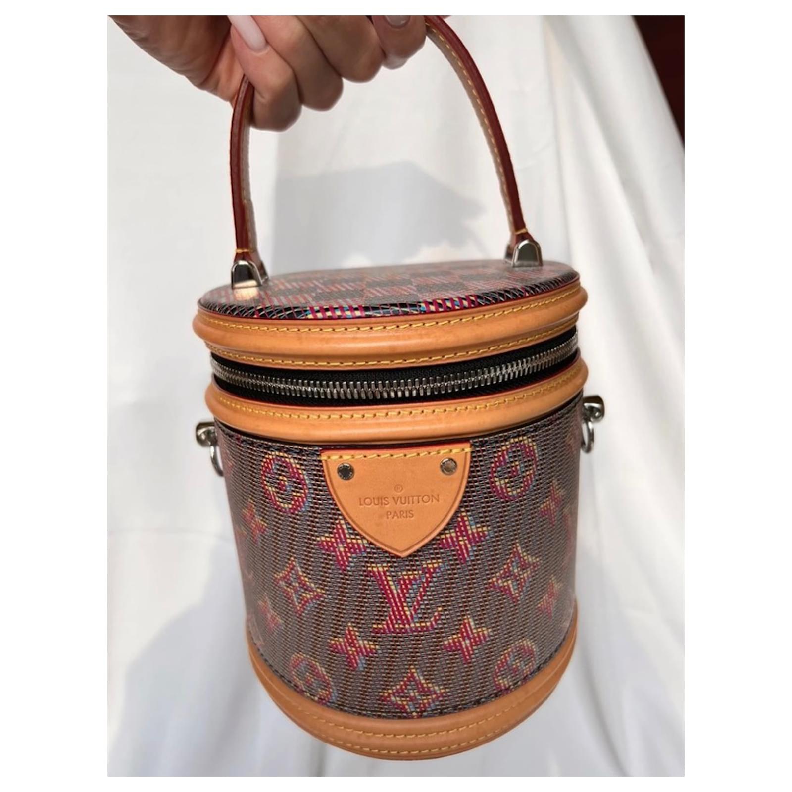 Louis Vuitton LTD Edition Monogram Pop Cannes Rose - Virgil Abloh Bucket  Handbag