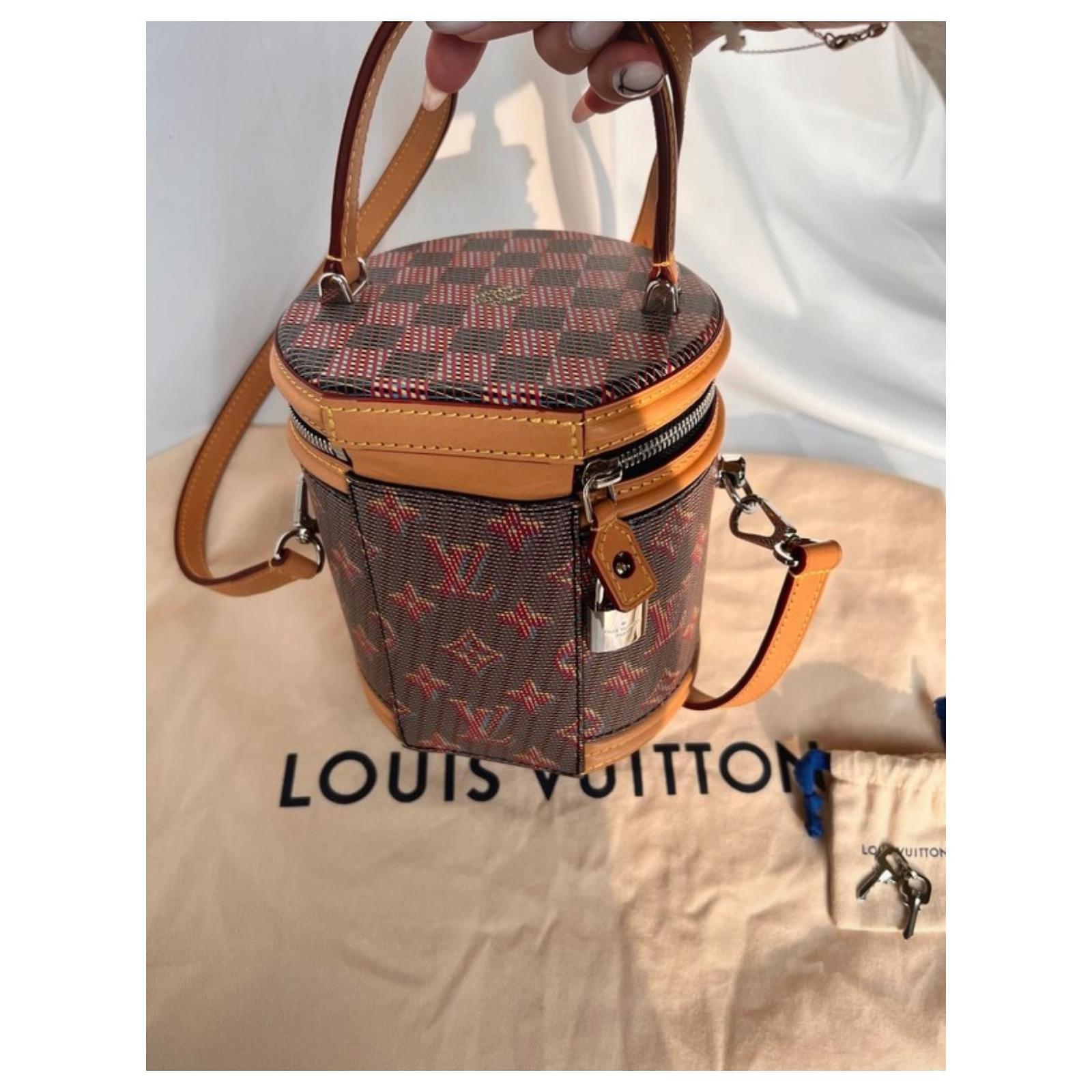 Louis Vuitton Cannes 3D Virgil Abloh Limited Edition Brown Red Beige Bag