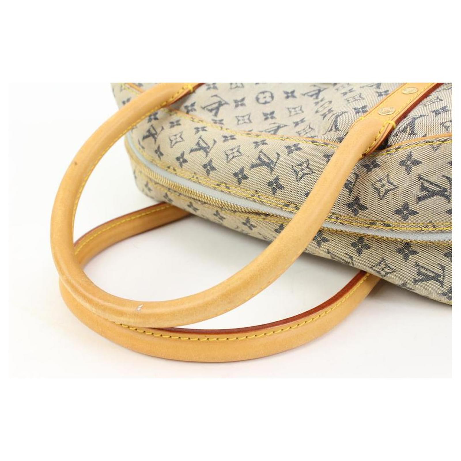 Louis Vuitton Monogram Mini Lin Marie Speedy Grey x Navy Marie 3L910