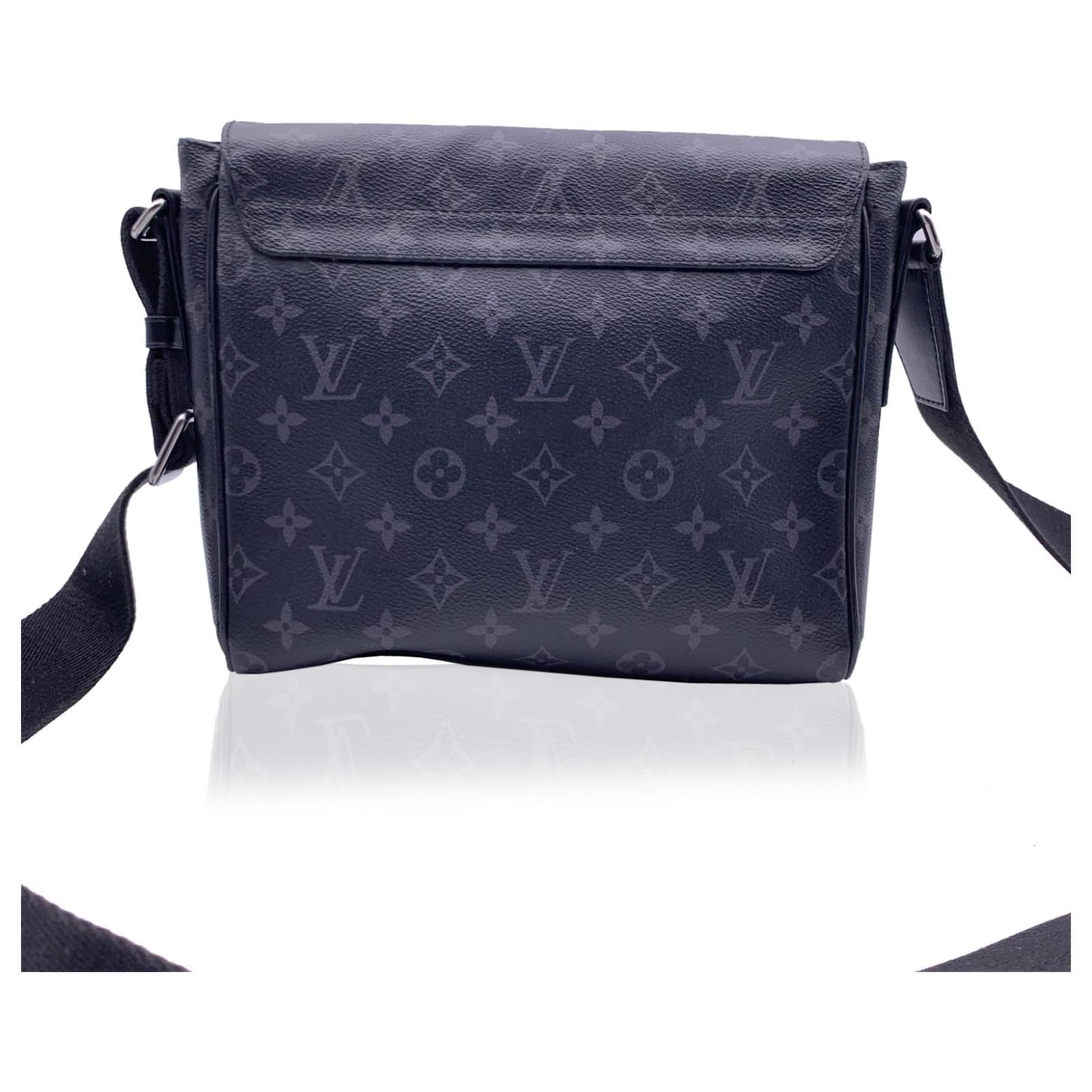 Louis Vuitton District Messenger Bag Monogram Eclipse Canvas PM