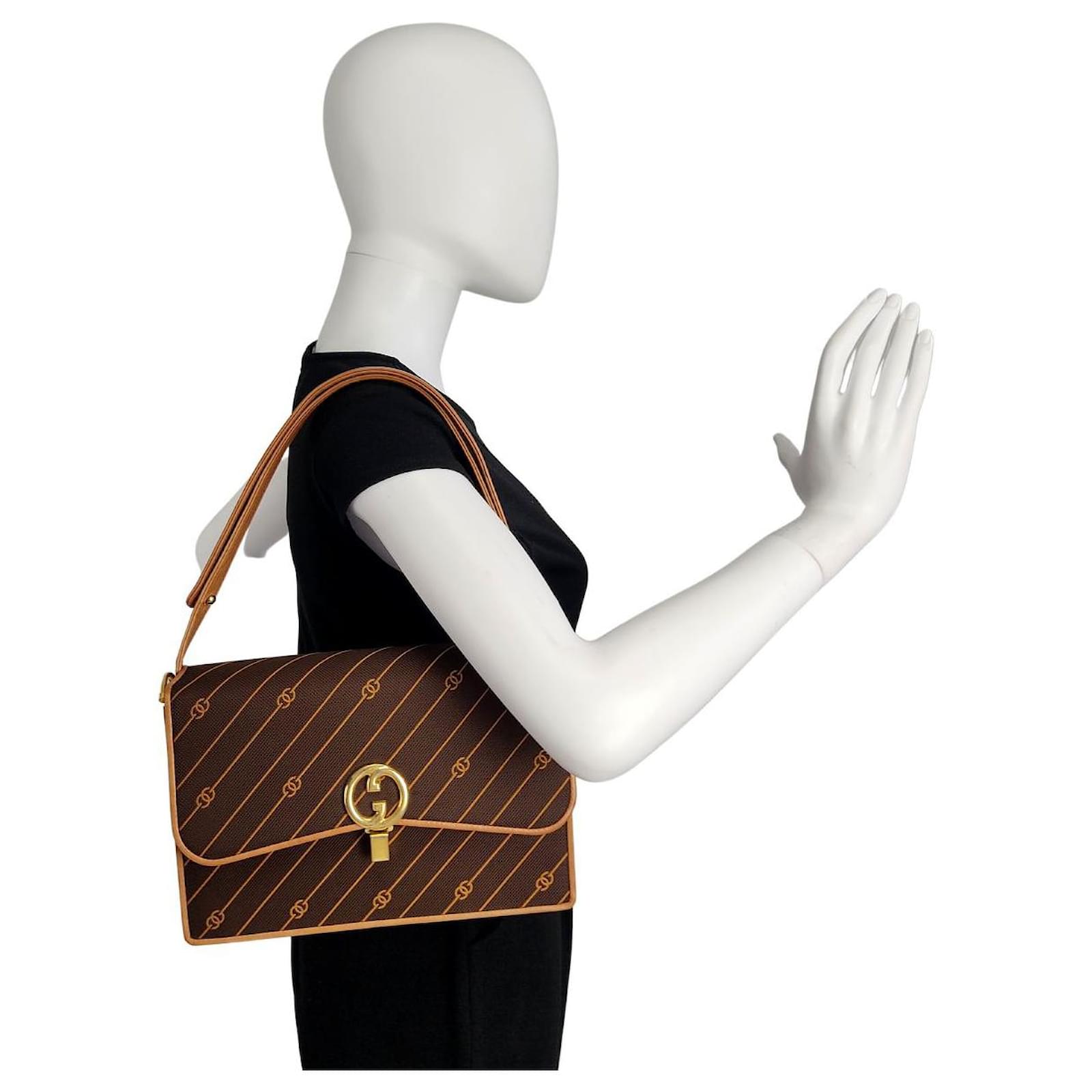 Louis Vuitton Monogram Pochette Accessoires Leather Brown Shoulder bag 1058