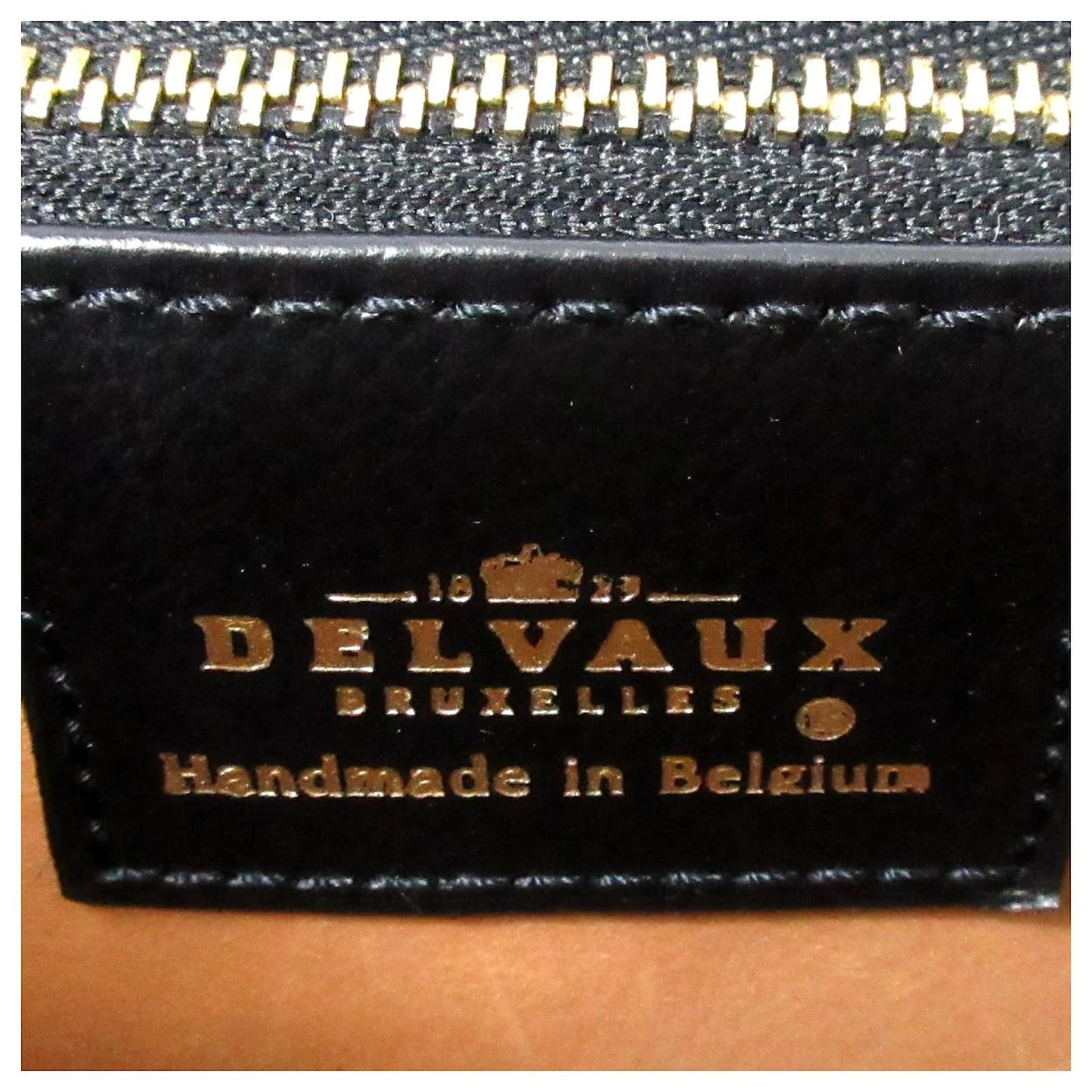 Delvaux Brillant Black Leather ref.695350 - Joli Closet