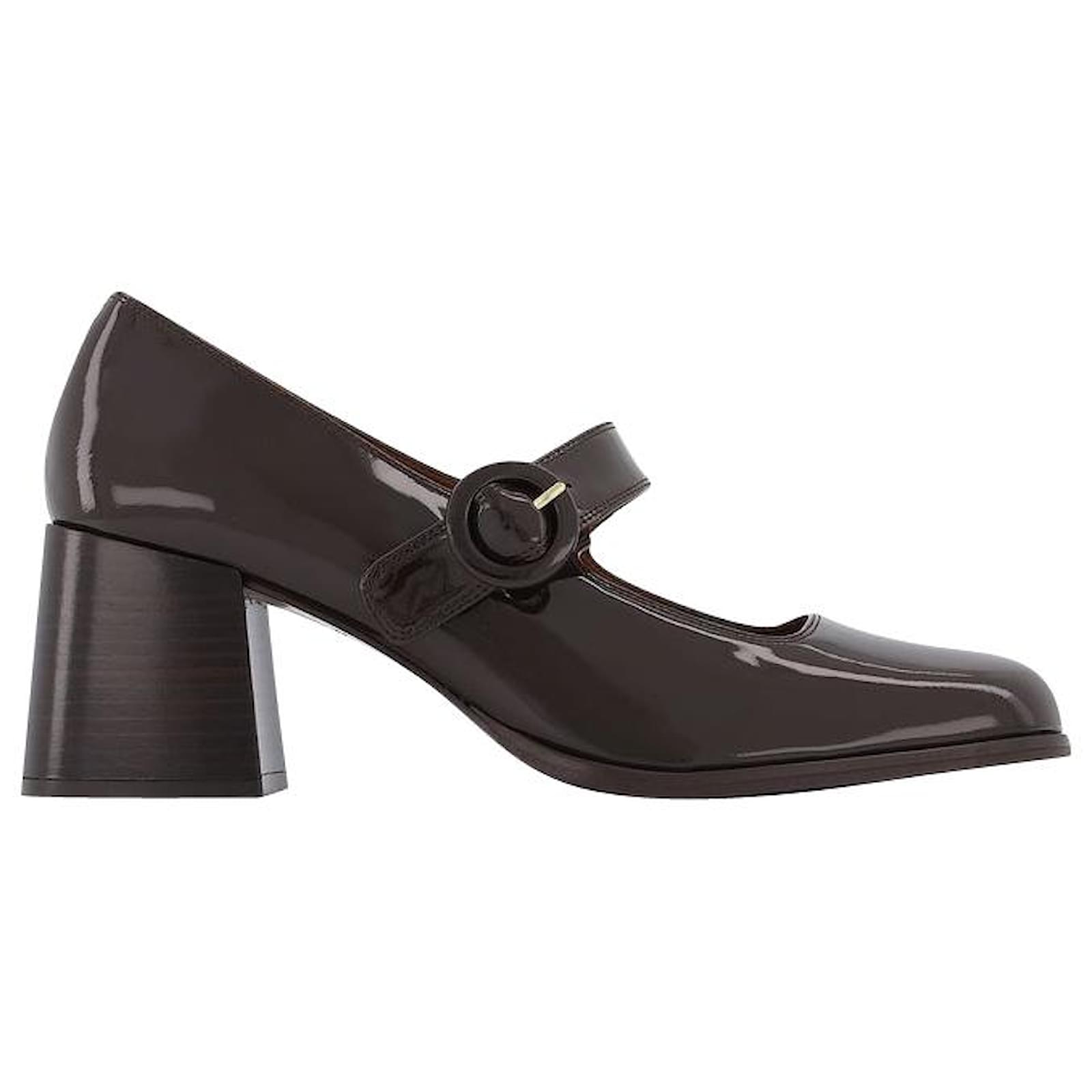 Escarpins CAREL En Cuir Marron Caramel - Talons - Pointure 35.5 - Modèle Andrea - Italie