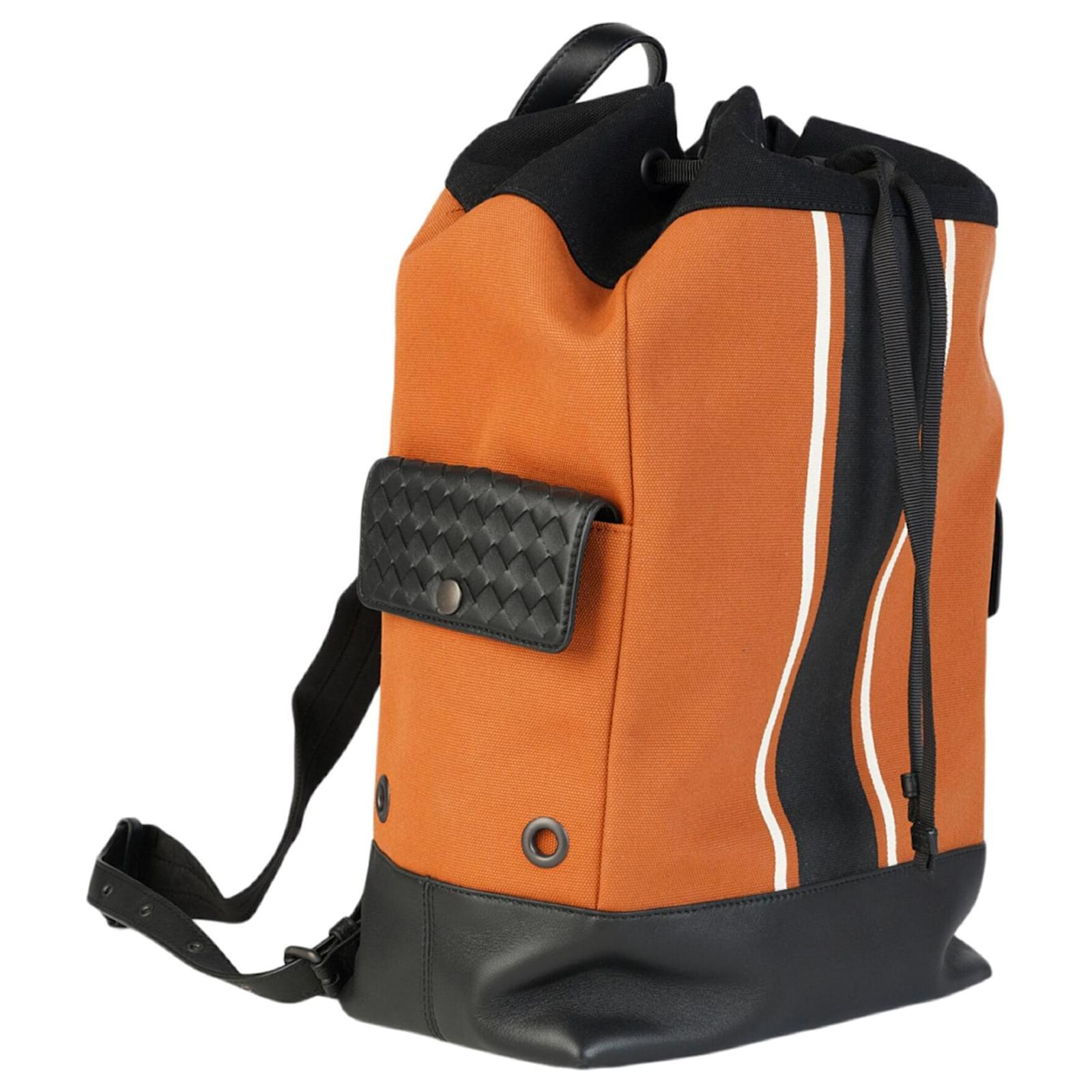 Bottega Veneta Rucksack Drawstring Backpack Orange ref.578488 - Joli Closet