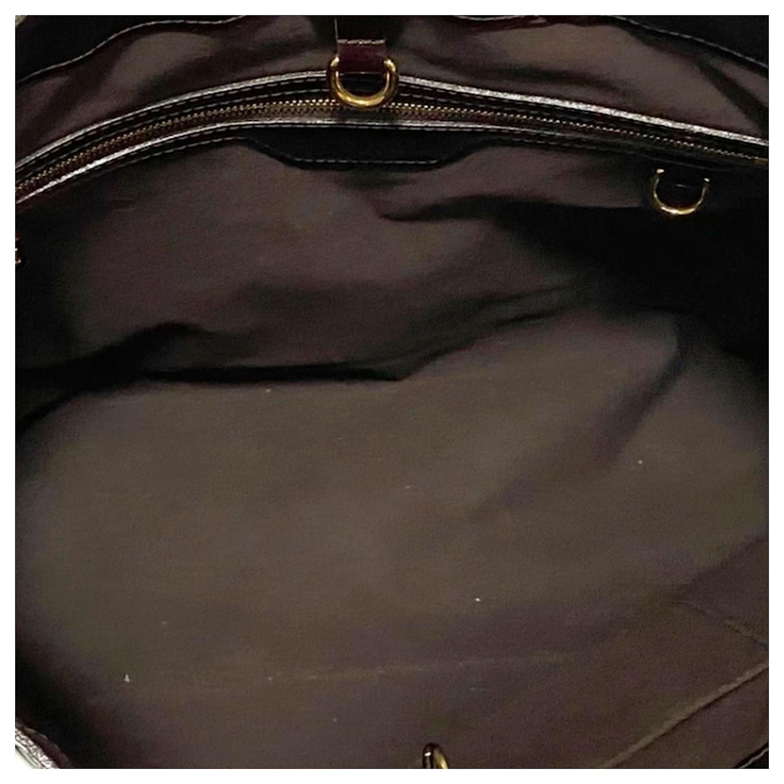 Louis Vuitton Purple Vernis Wilshire GM Leather Patent leather ref ...
