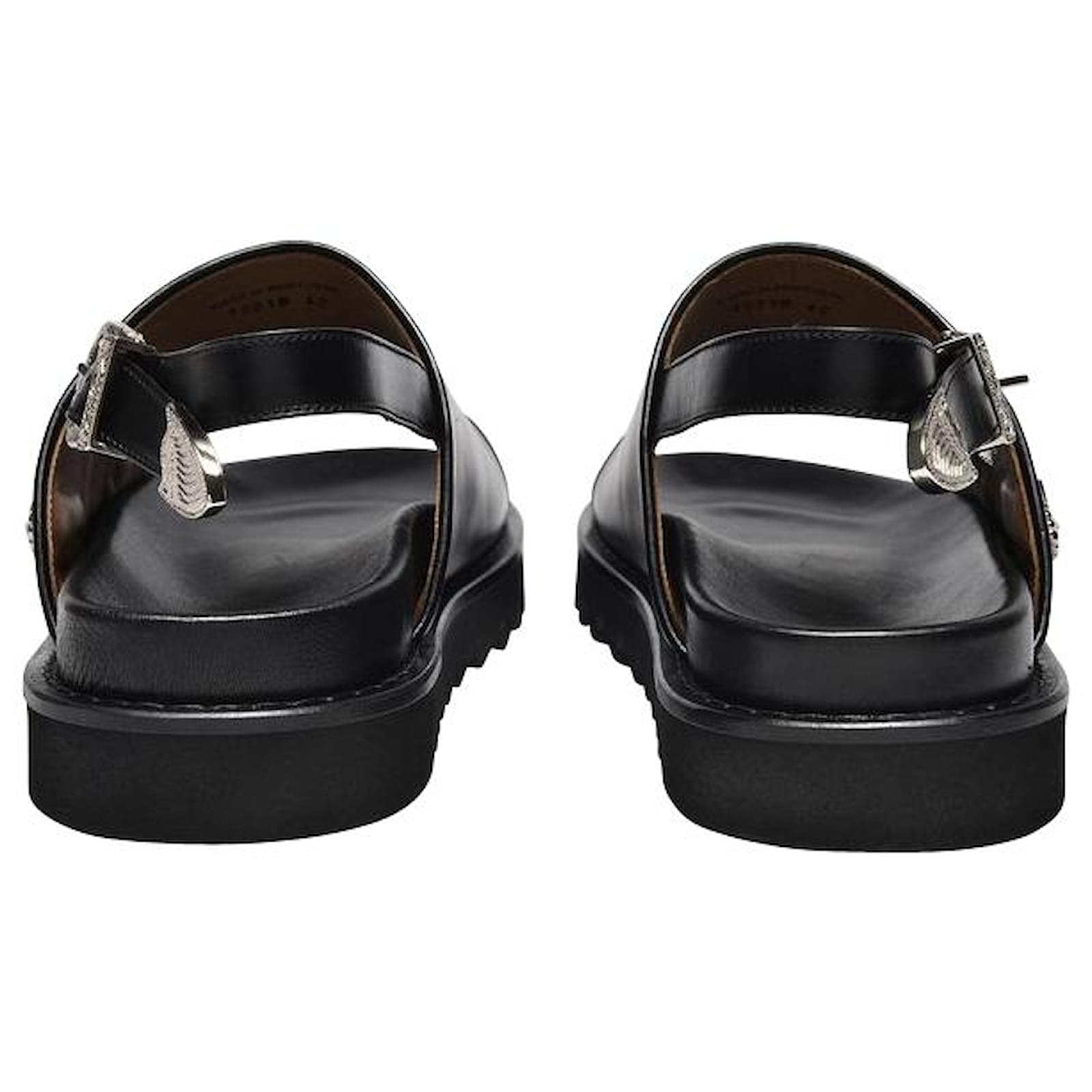 Toga Pulla Sandals in Black Leather ref.578541 - Joli Closet