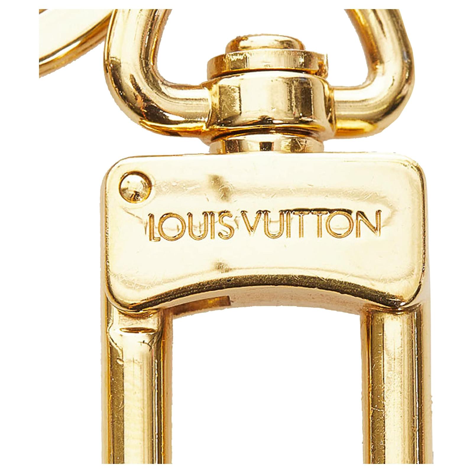 Louis Vuitton Gold Metal LV Facettes Bag Charm