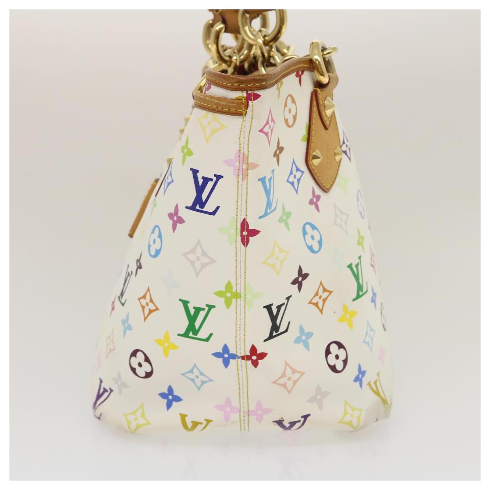 Louis Vuitton Annie Multicolor Gm White Shoulder Bag