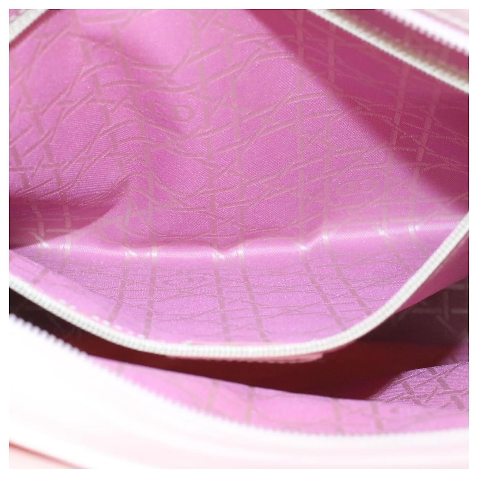 Christian Dior Lady Dior Tote Bag Pink Auth rd914 Nylon ref.579686 - Joli  Closet