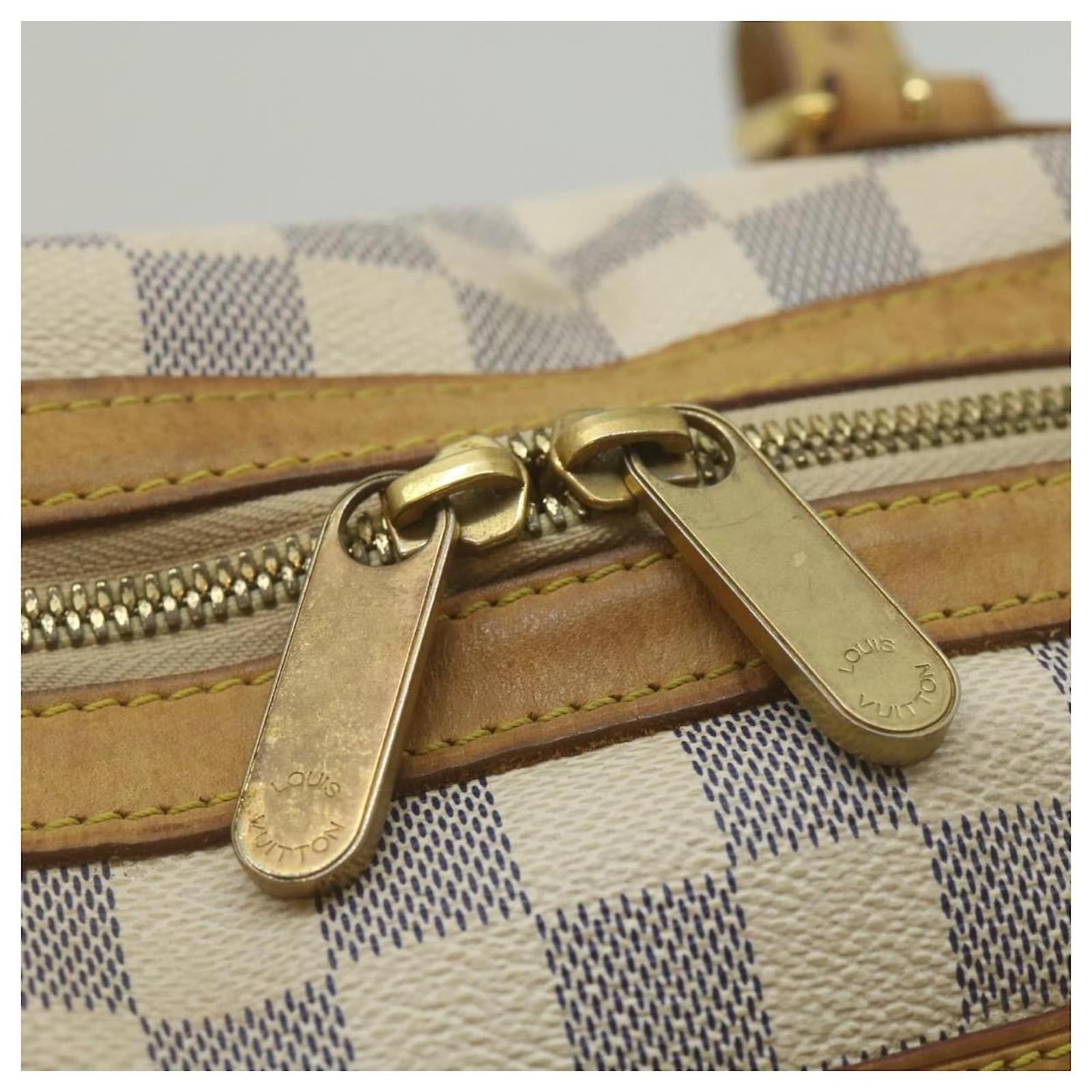 LOUIS VUITTON Damier Azur Berkeley Hand Bag N52001 LV Auth hs976