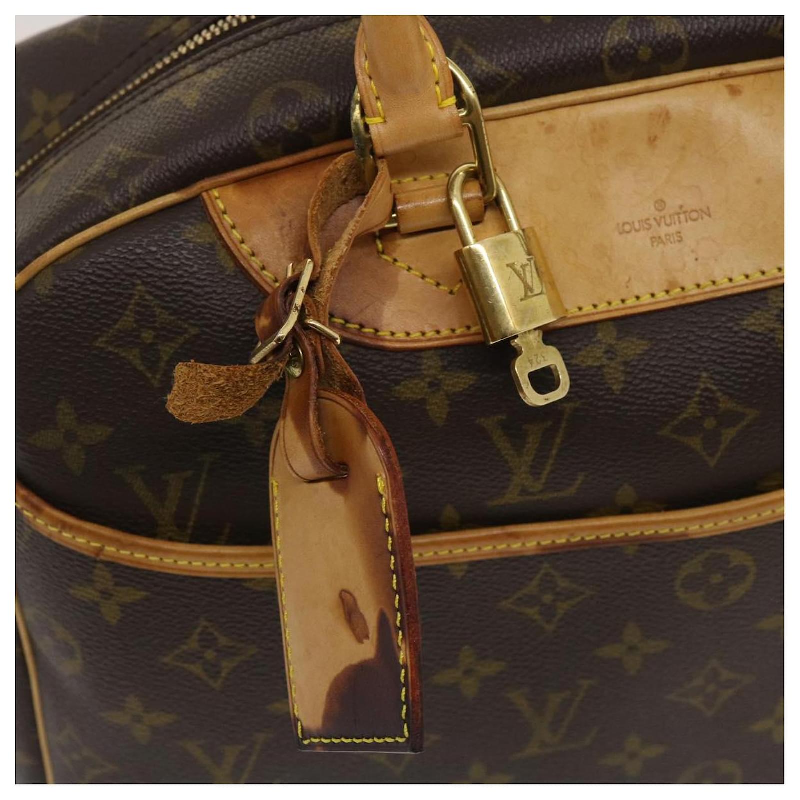 LOUIS VUITTON Monogram Deauville Hand Bag M47270 LV Auth 51192 Cloth  ref.1052320 - Joli Closet
