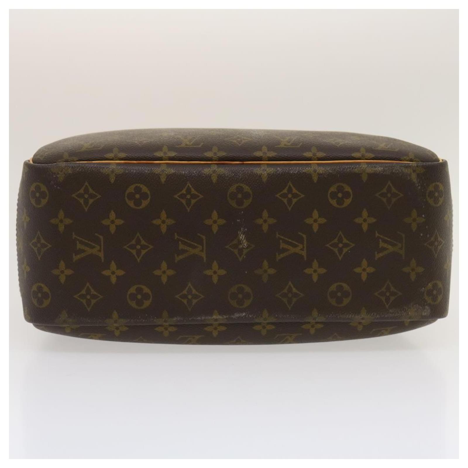 LOUIS VUITTON Monogram Deauville Hand Bag M47270 LV Auth 29680