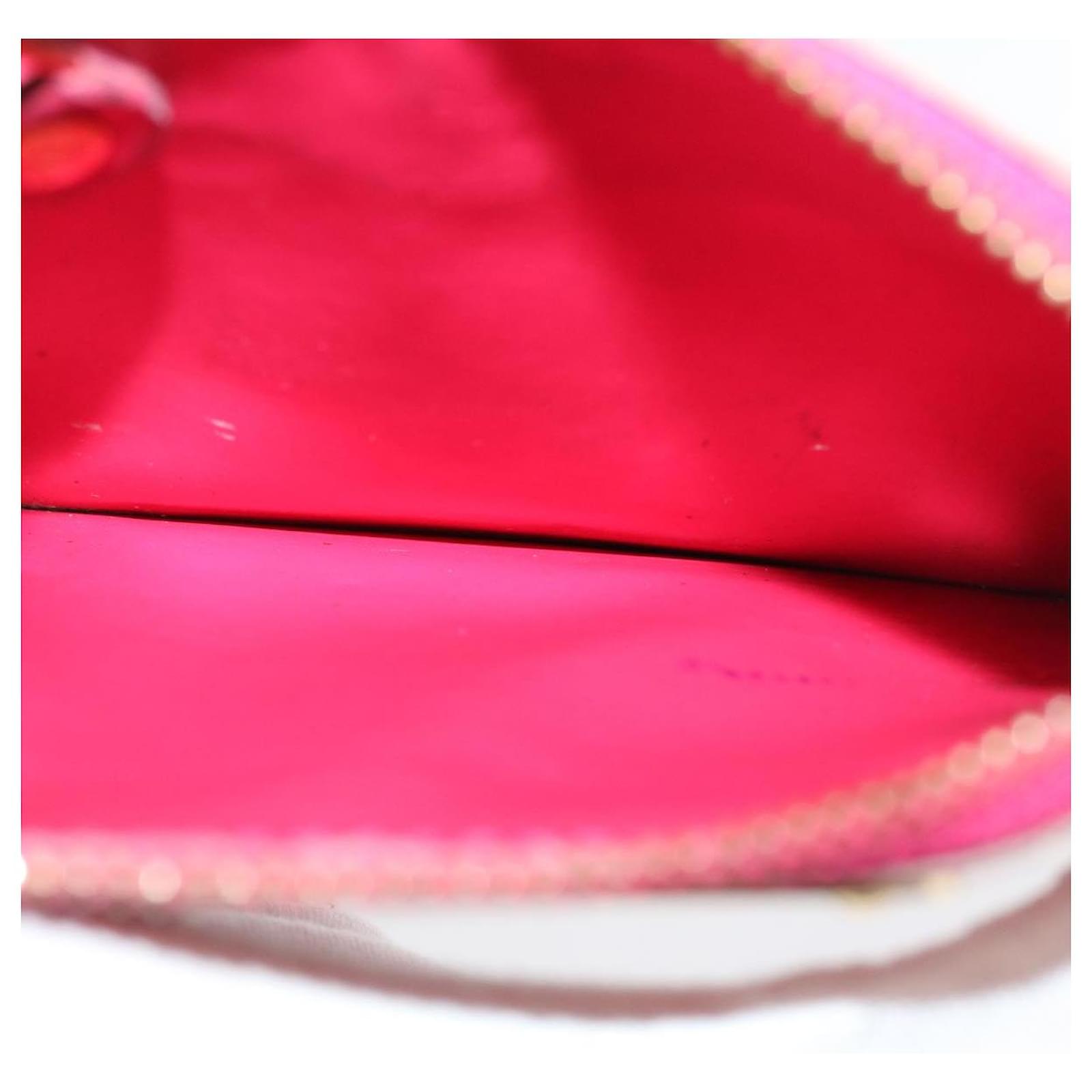 LOUIS VUITTON Monogram Vernis Pochette Cles NM Coin Purse Pink M91737 LV  jk1173 Patent leather ref.580944 - Joli Closet