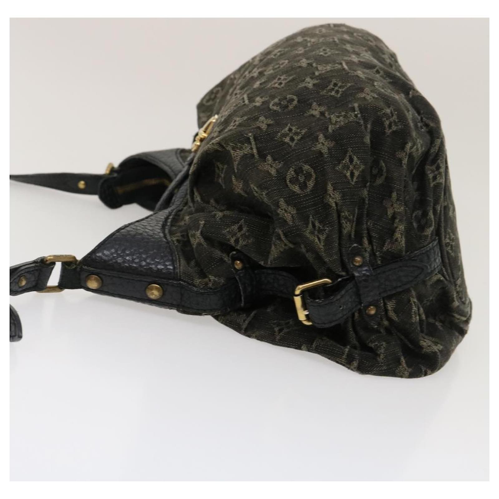 LOUIS VUITTON Monogram Denim Slightly Shoulder Bag Black M95835 LV Auth  bs1017 ref.580960 - Joli Closet