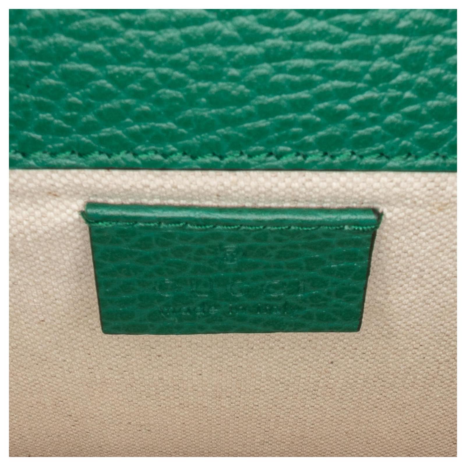 Gucci Green Dionysus Leather Crossbody Bag Pony-style calfskin ref.581259 -  Joli Closet