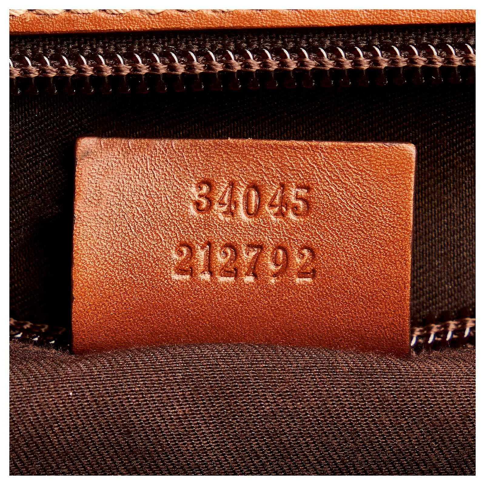 Gucci Leather combination lock briefcase