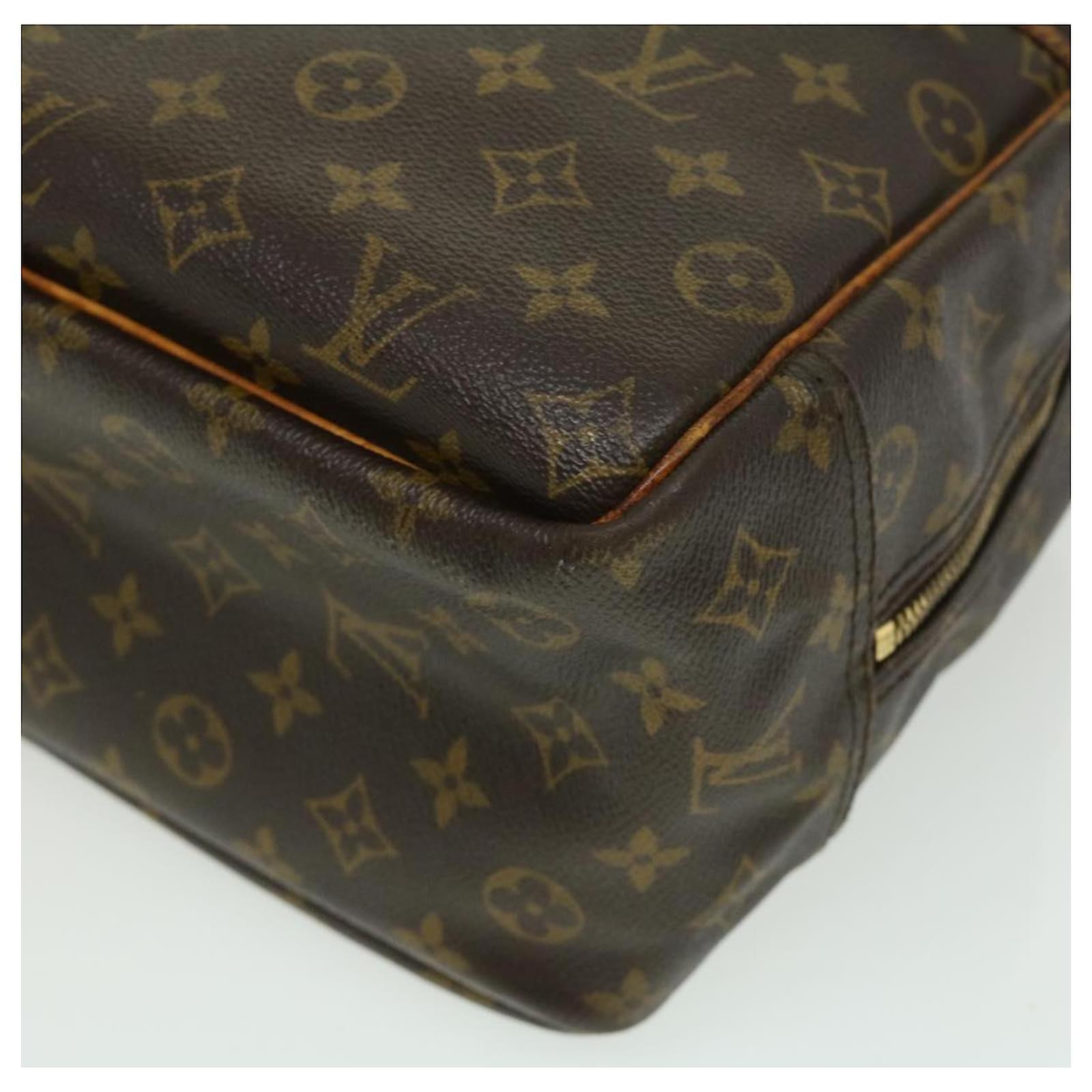 LOUIS VUITTON Monogram Deauville Hand Bag M47270 LV Auth jk2202