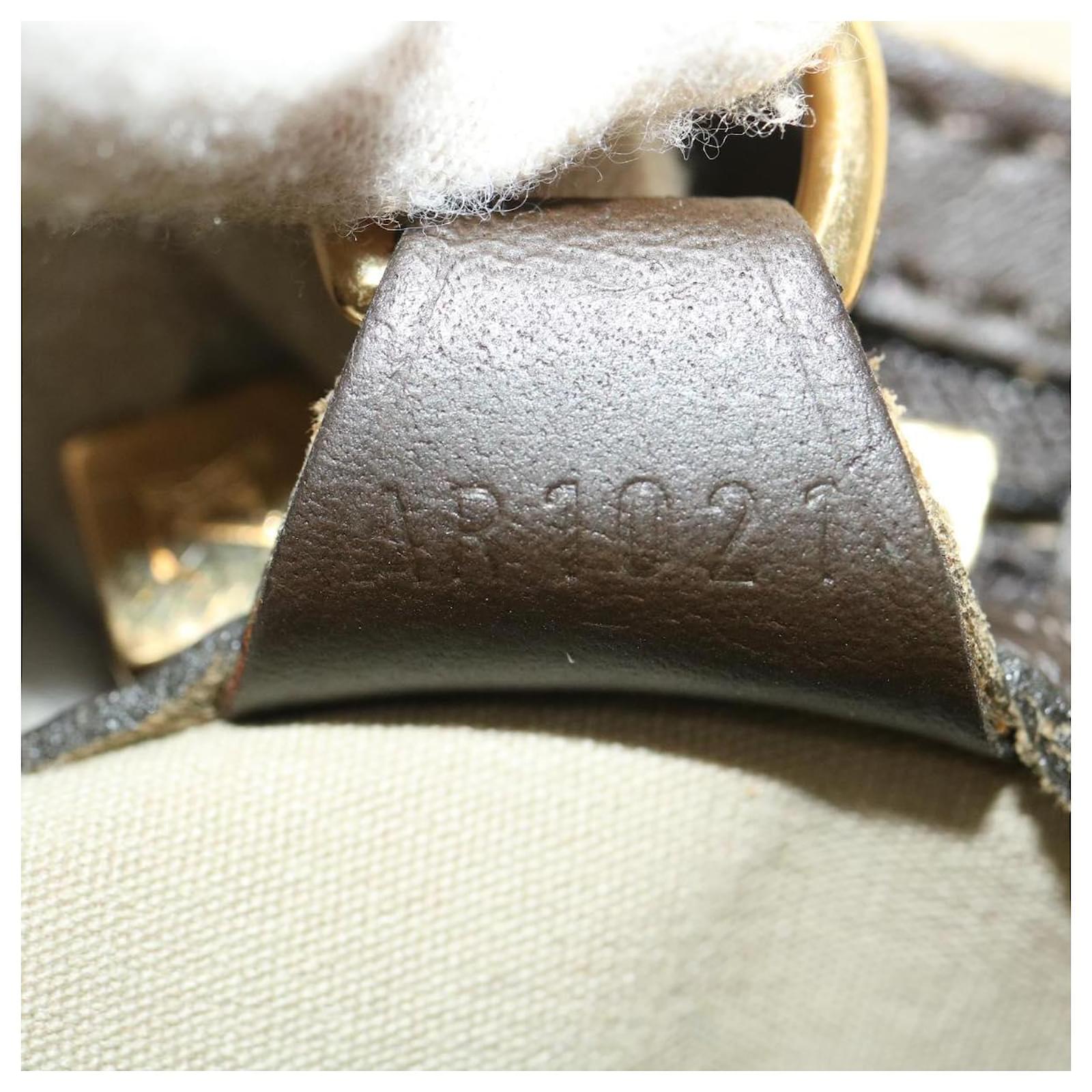 LOUIS VUITTON Monogram Mini Alma Haut Hand Bag Khaki M92203 LV Auth 44187  ref.950741 - Joli Closet