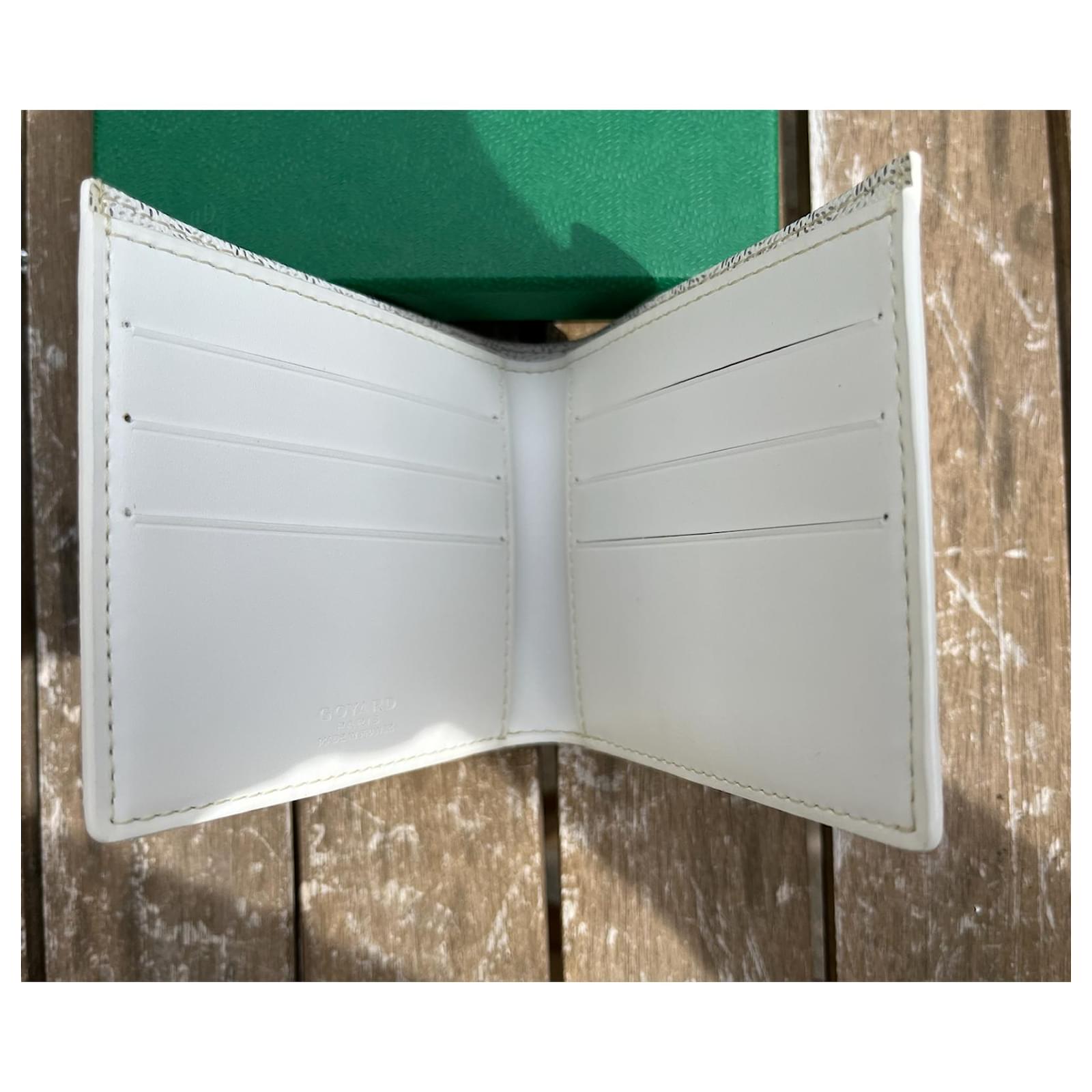 Goyard Victory Wallet White Leather ref.581586 - Joli Closet