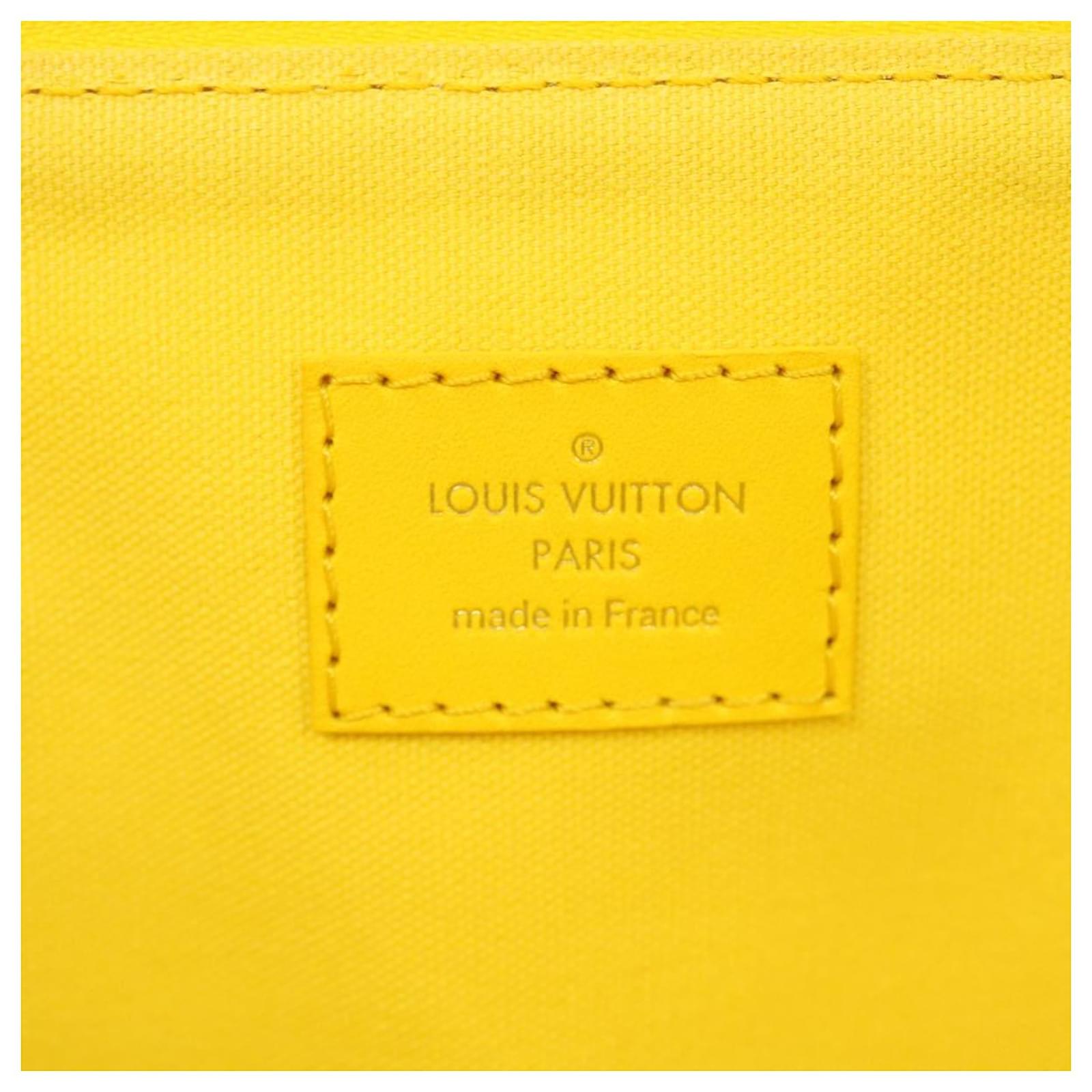 LOUIS VUITTON Damier Color Mobile 2way Shoulder Bag Yellow N41305 LV Auth  27711A
