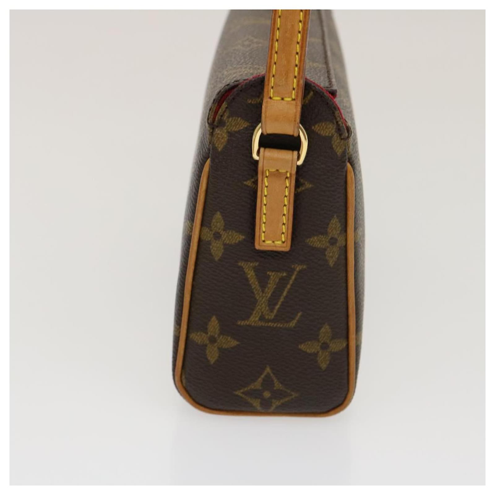 LOUIS VUITTON Monogram Recital Hand Bag M51900 LV Auth pt1750